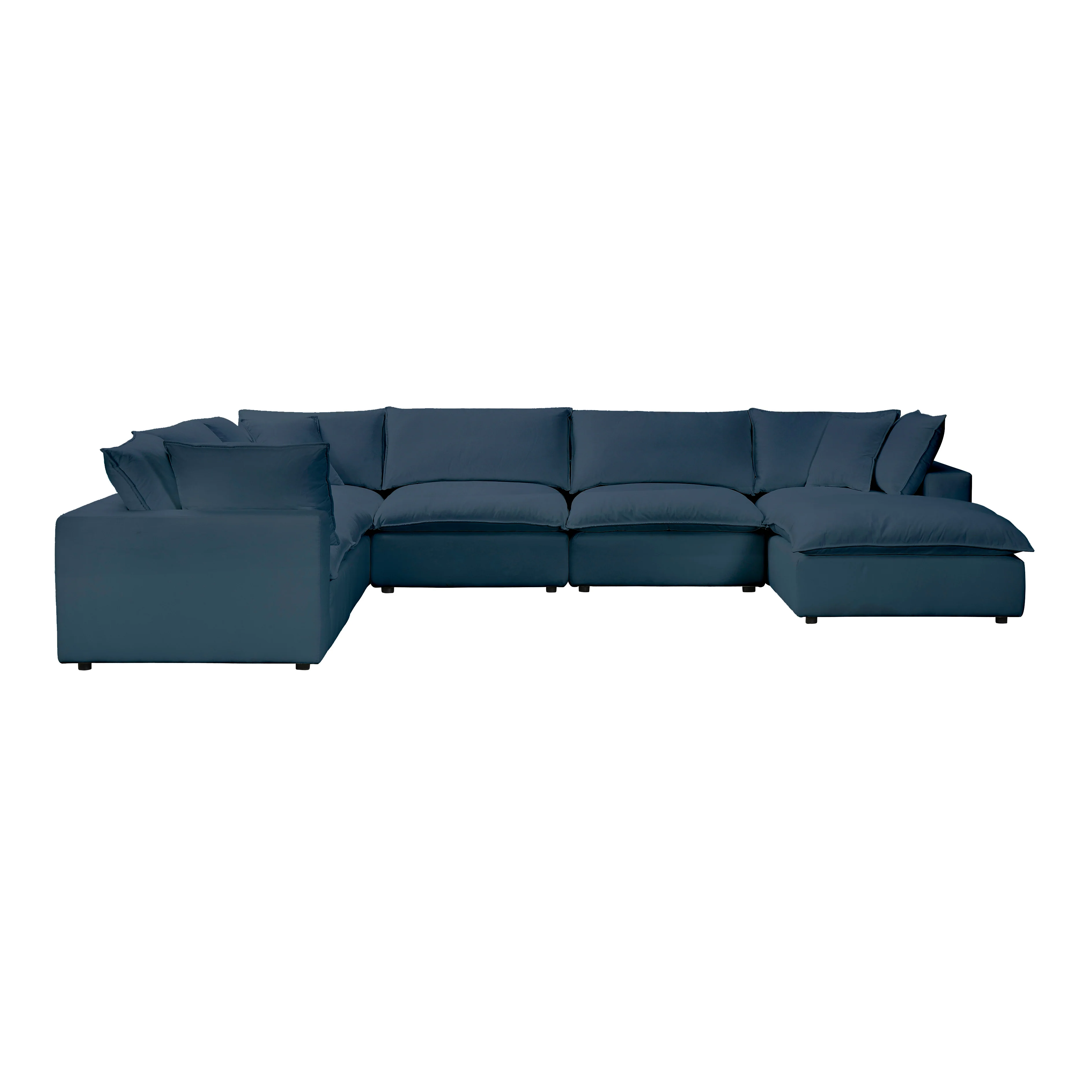 Cali Performance Fabric Modular 7-Piece Large Chaise Sectional 41 Cali Performance Fabric Modular 7-Piece Large Chaise Sectional