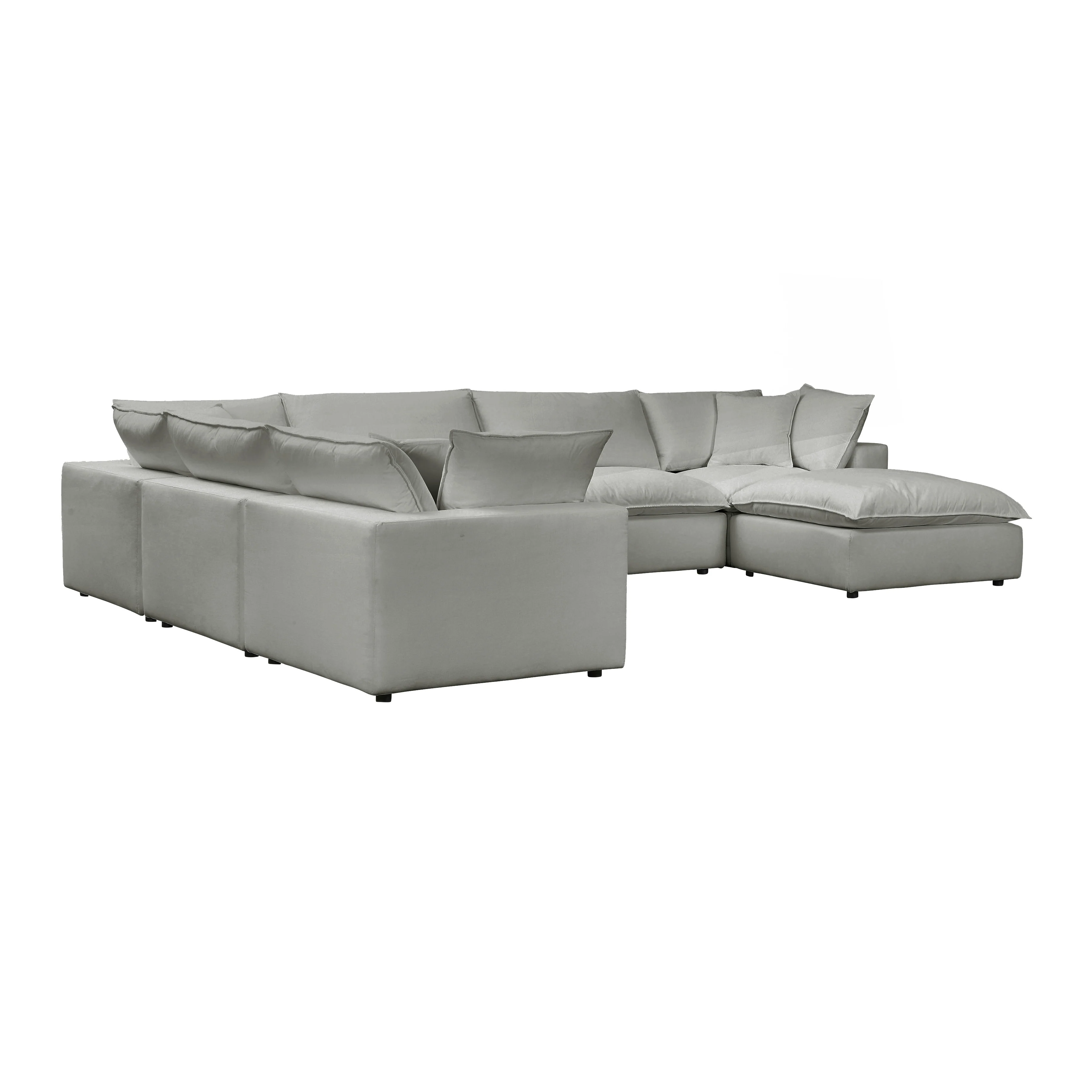 Cali Performance Fabric Modular 7-Piece Large Chaise Sectional 29 Cali Performance Fabric Modular 7-Piece Large Chaise Sectional