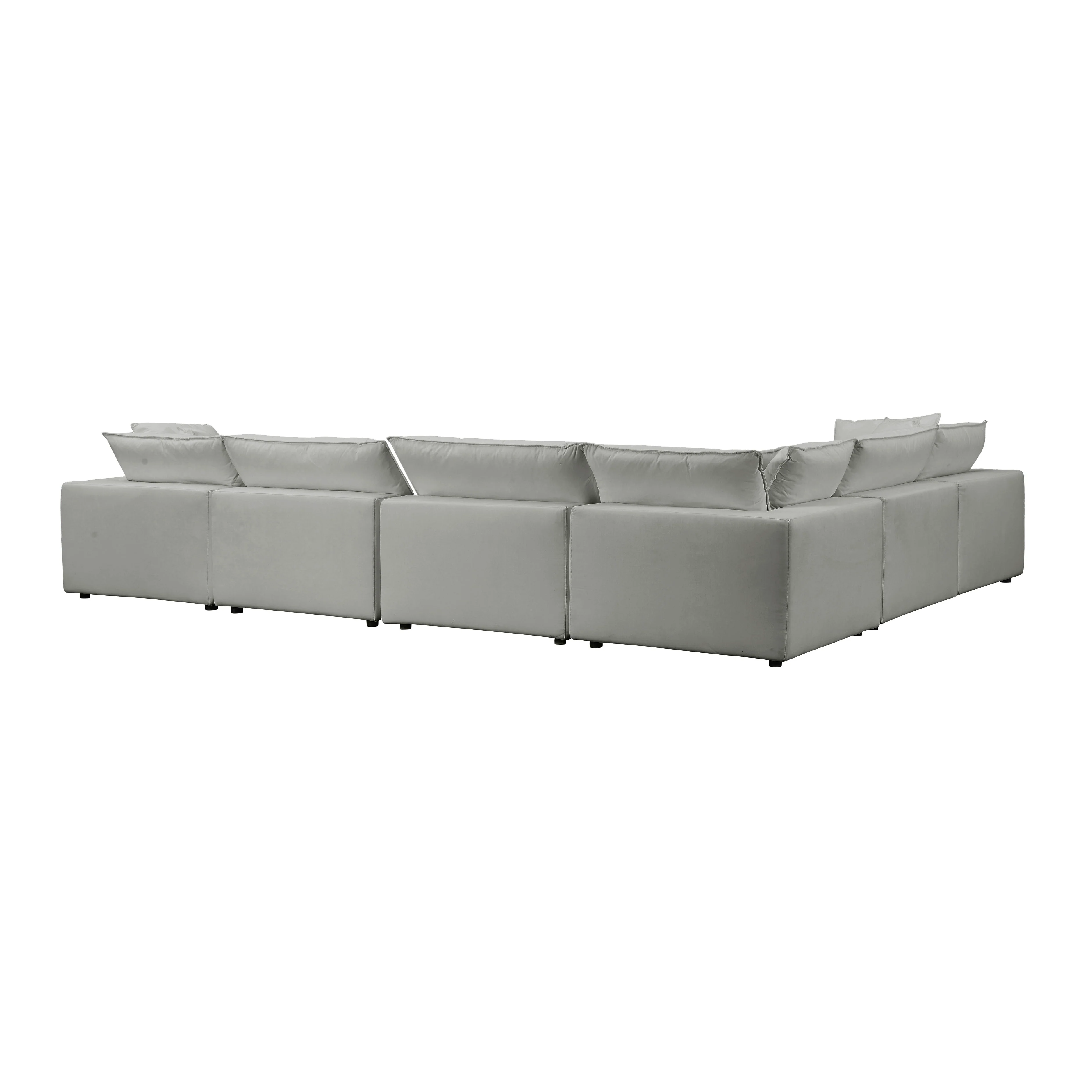 Cali Performance Fabric Modular 7-Piece Large Chaise Sectional 30 Cali Performance Fabric Modular 7-Piece Large Chaise Sectional