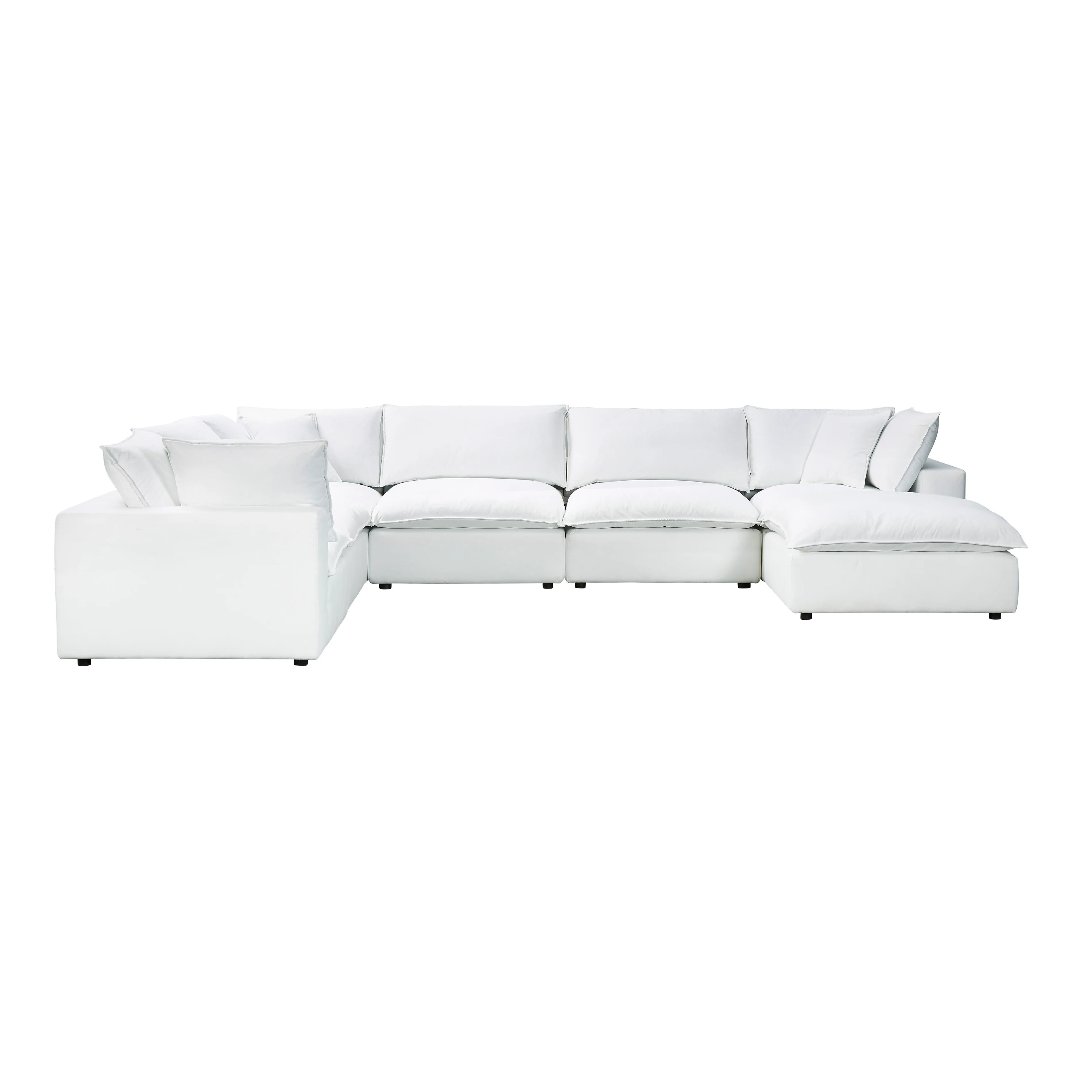 Cali Performance Fabric Modular 7-Piece Large Chaise Sectional 31 Cali Performance Fabric Modular 7-Piece Large Chaise Sectional