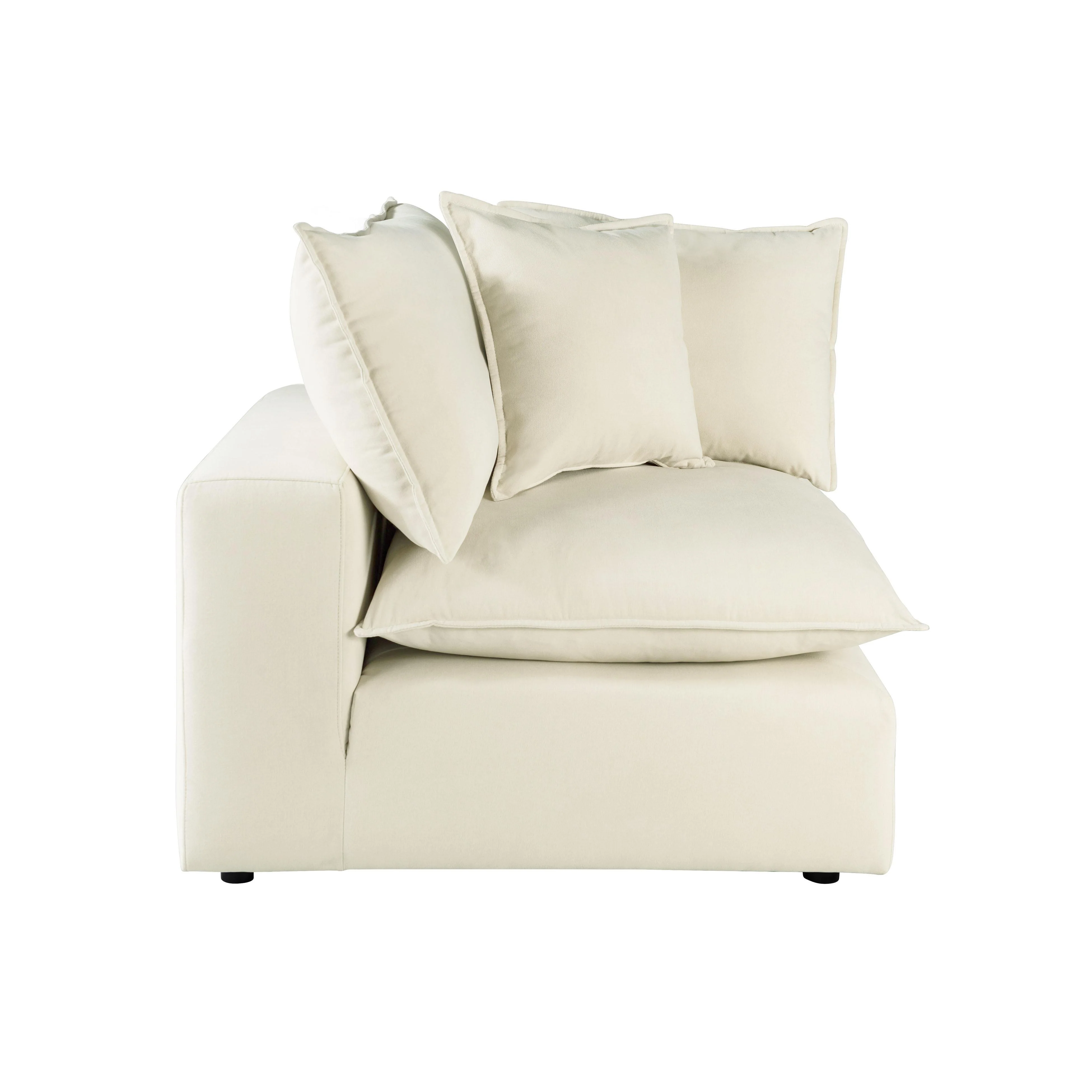 Cali Performance Fabric Modular Corner Chair 55 Cali Performance Fabric Modular Corner Chair
