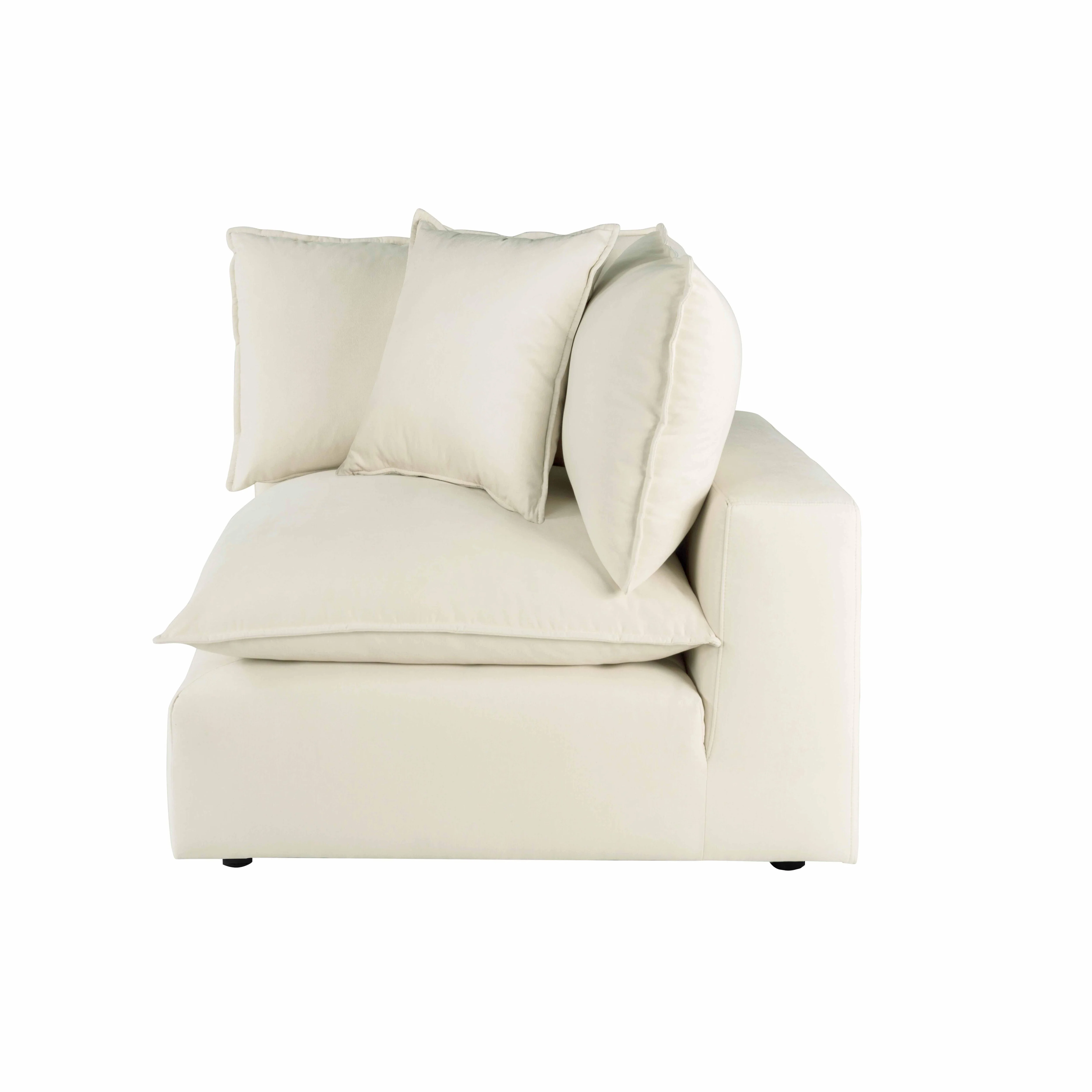 Cali Performance Fabric Modular Corner Chair 58 Cali Performance Fabric Modular Corner Chair