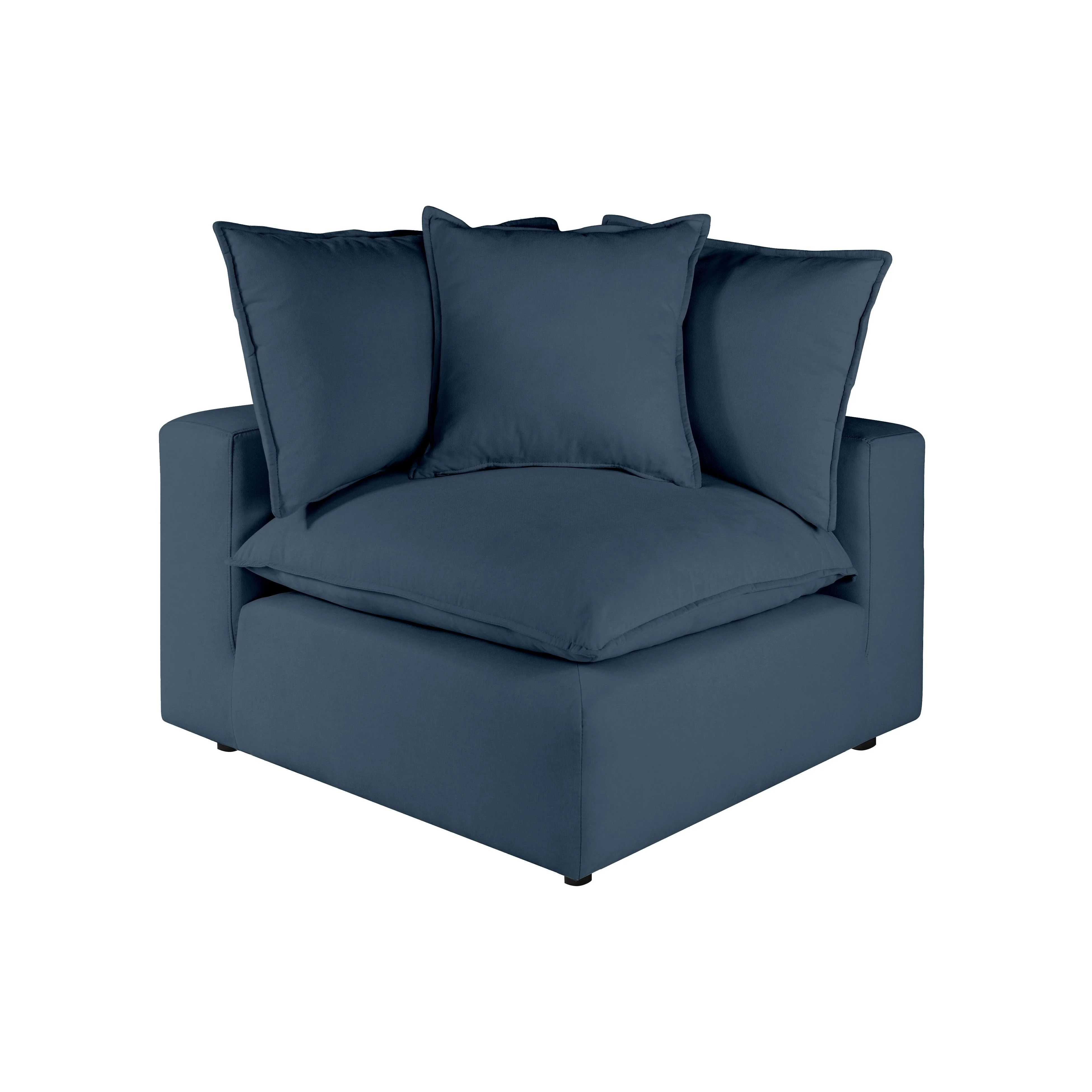 Cali Performance Fabric Modular Corner Chair 60 Cali Performance Fabric Modular Corner Chair
