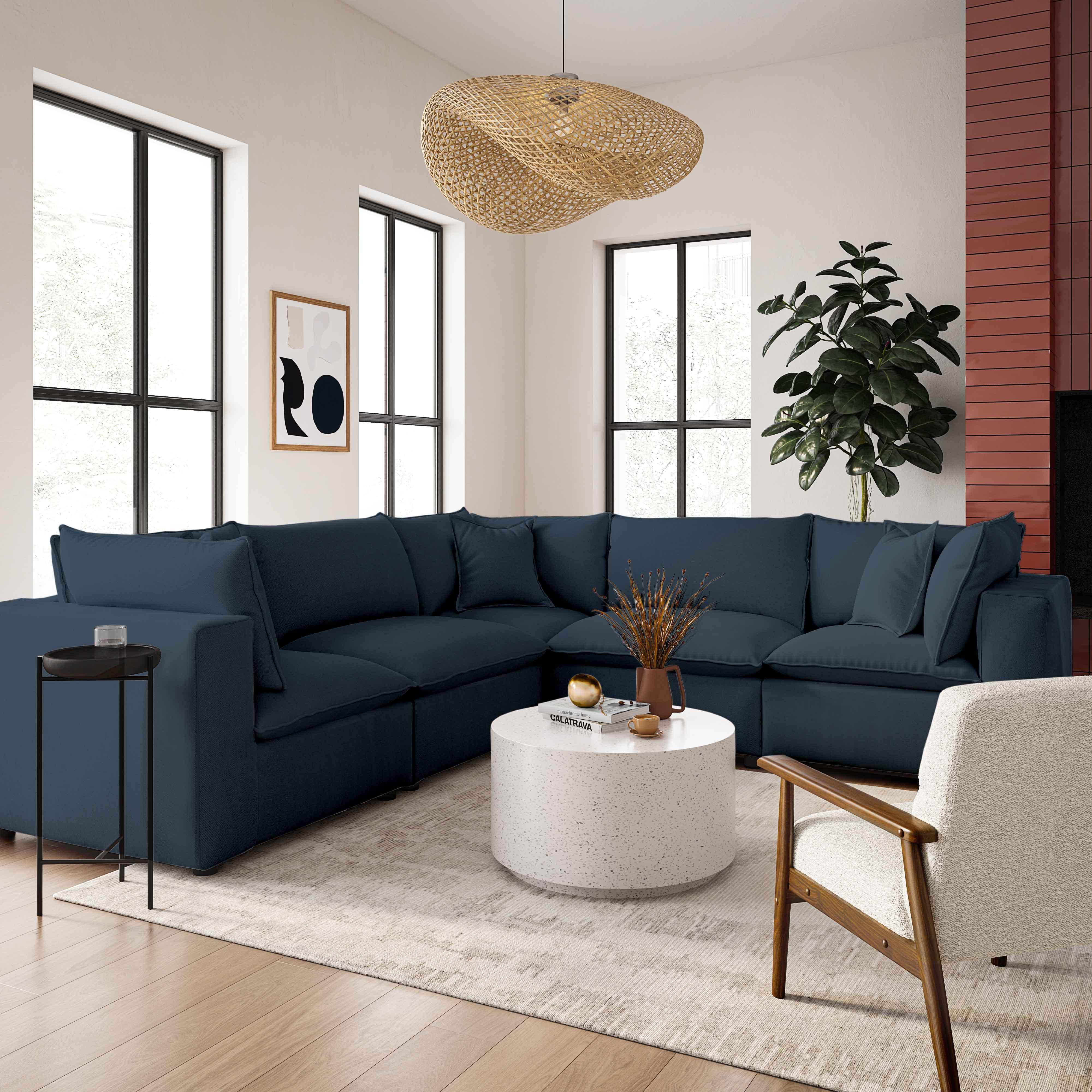 Cali Performance Fabric Modular Corner Chair 61 Cali Performance Fabric Modular Corner Chair