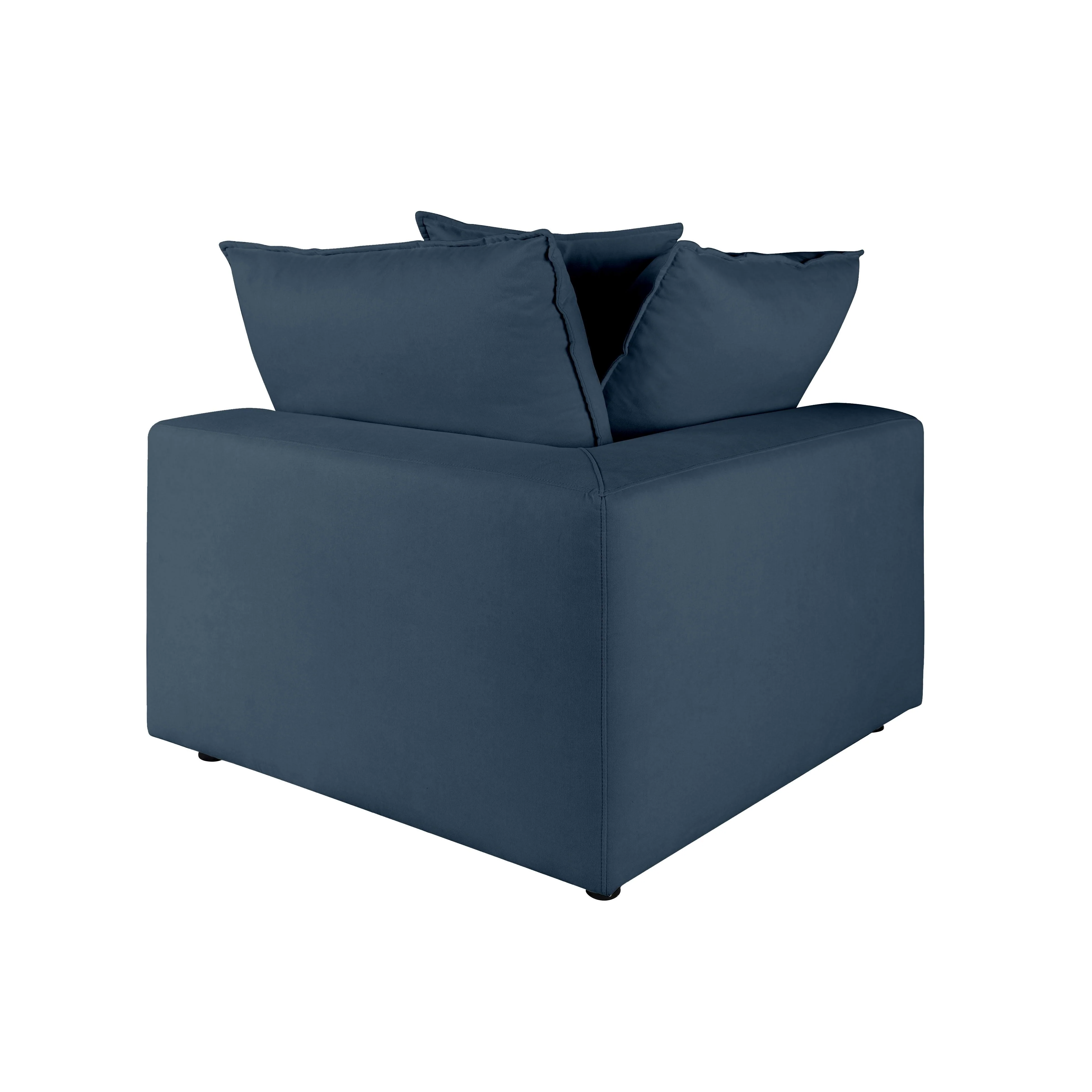 Cali Performance Fabric Modular Corner Chair 65 Cali Performance Fabric Modular Corner Chair