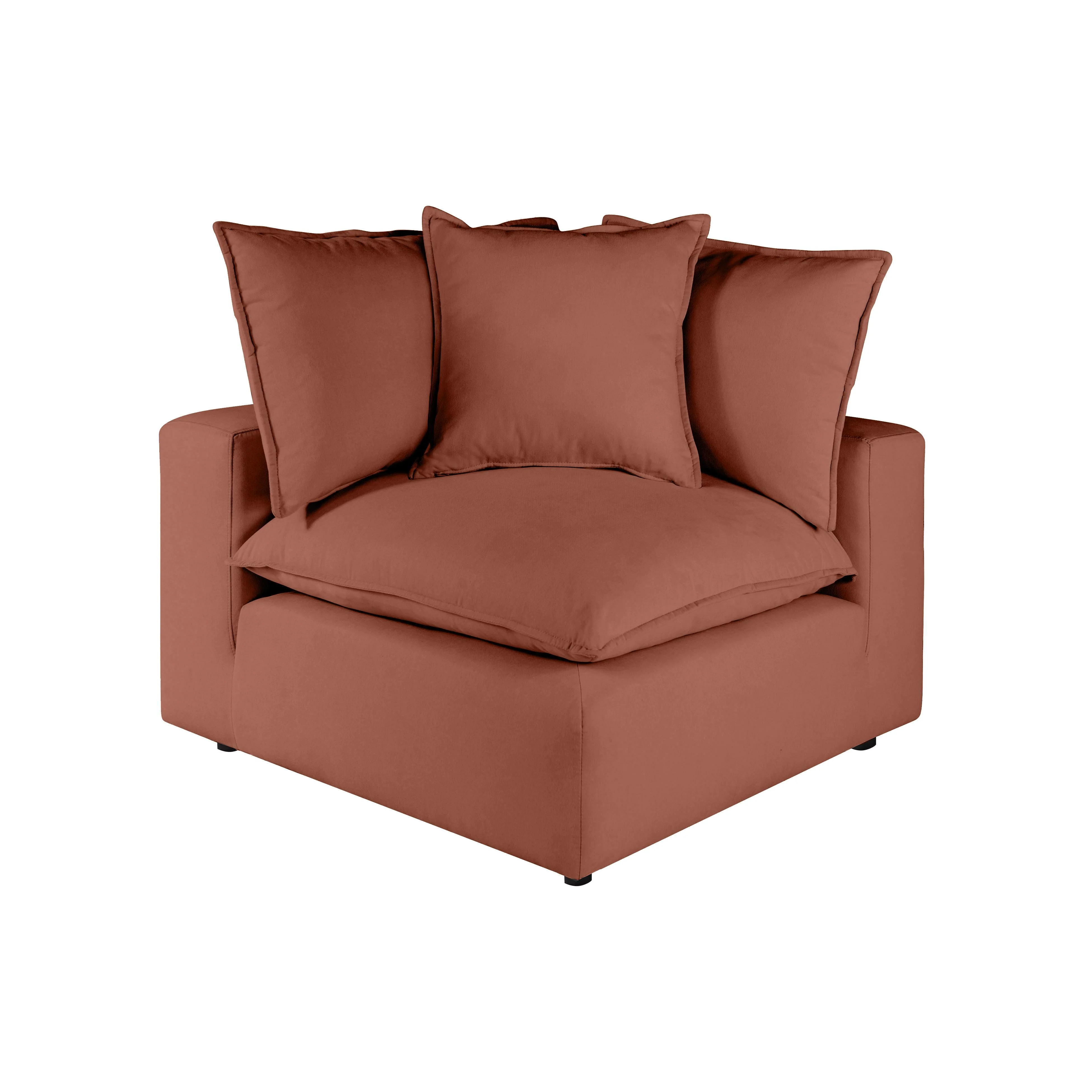 Cali Performance Fabric Modular Corner Chair 67 Cali Performance Fabric Modular Corner Chair
