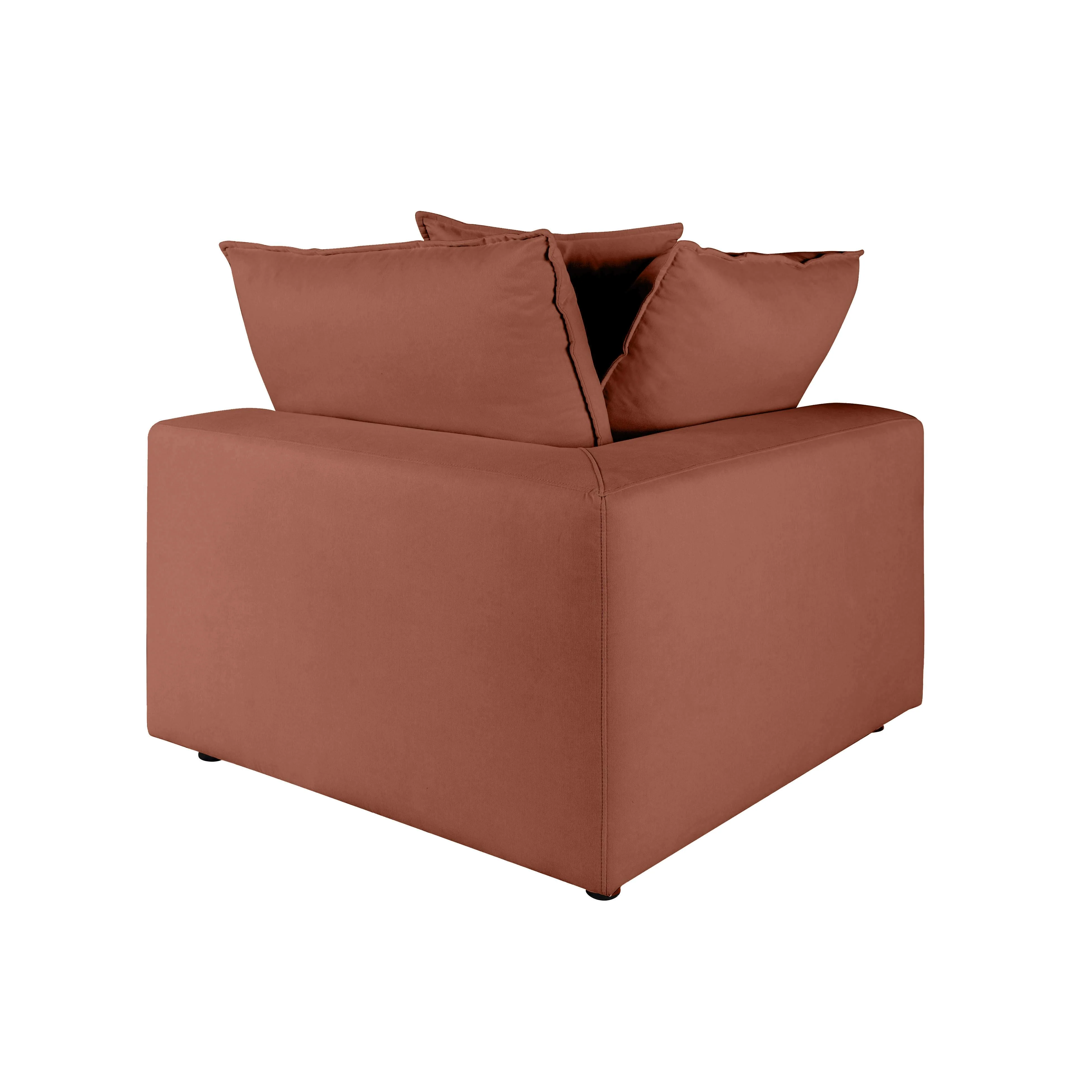 Cali Performance Fabric Modular Corner Chair 69 Cali Performance Fabric Modular Corner Chair