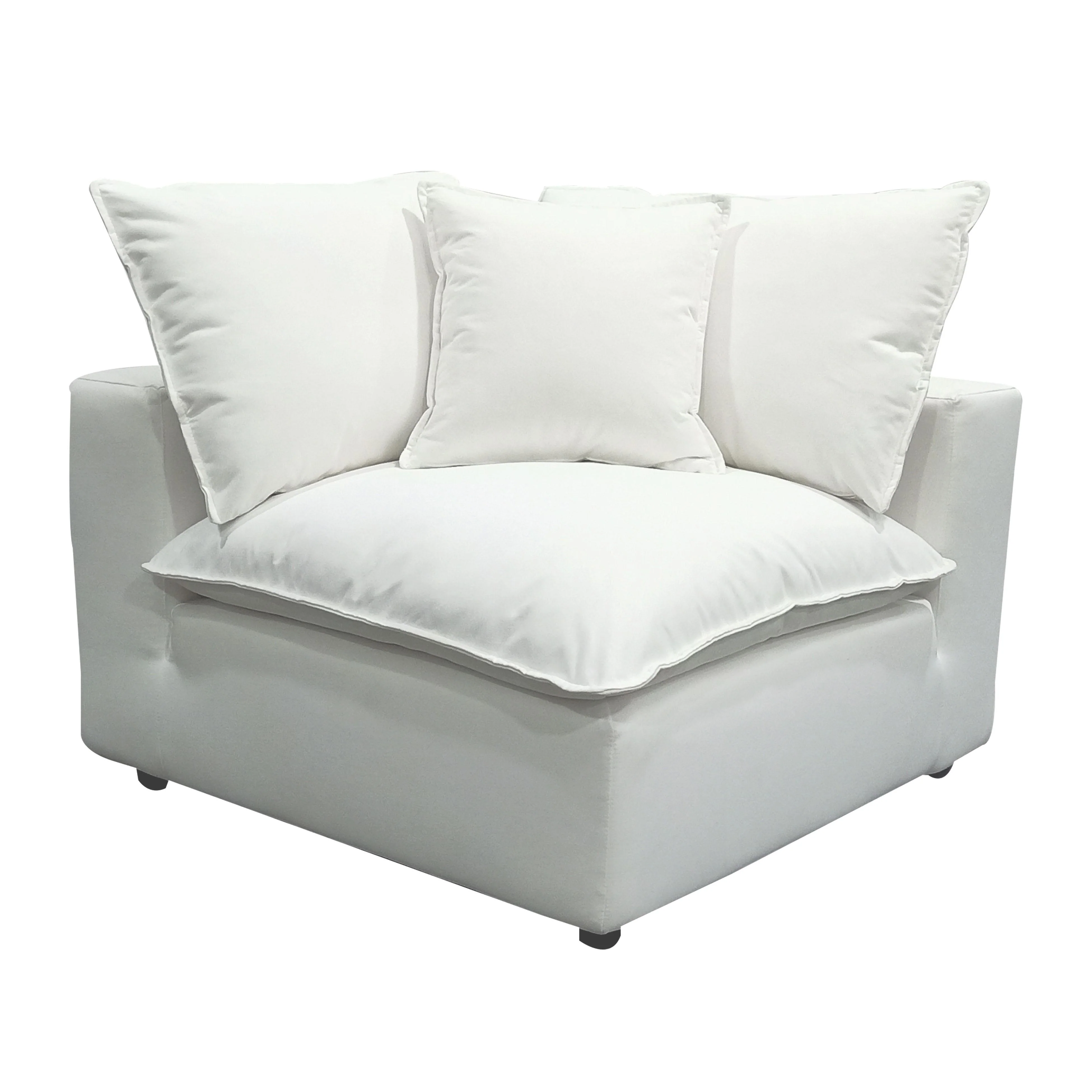 Cali Performance Fabric Modular Corner Chair 45 Cali Performance Fabric Modular Corner Chair