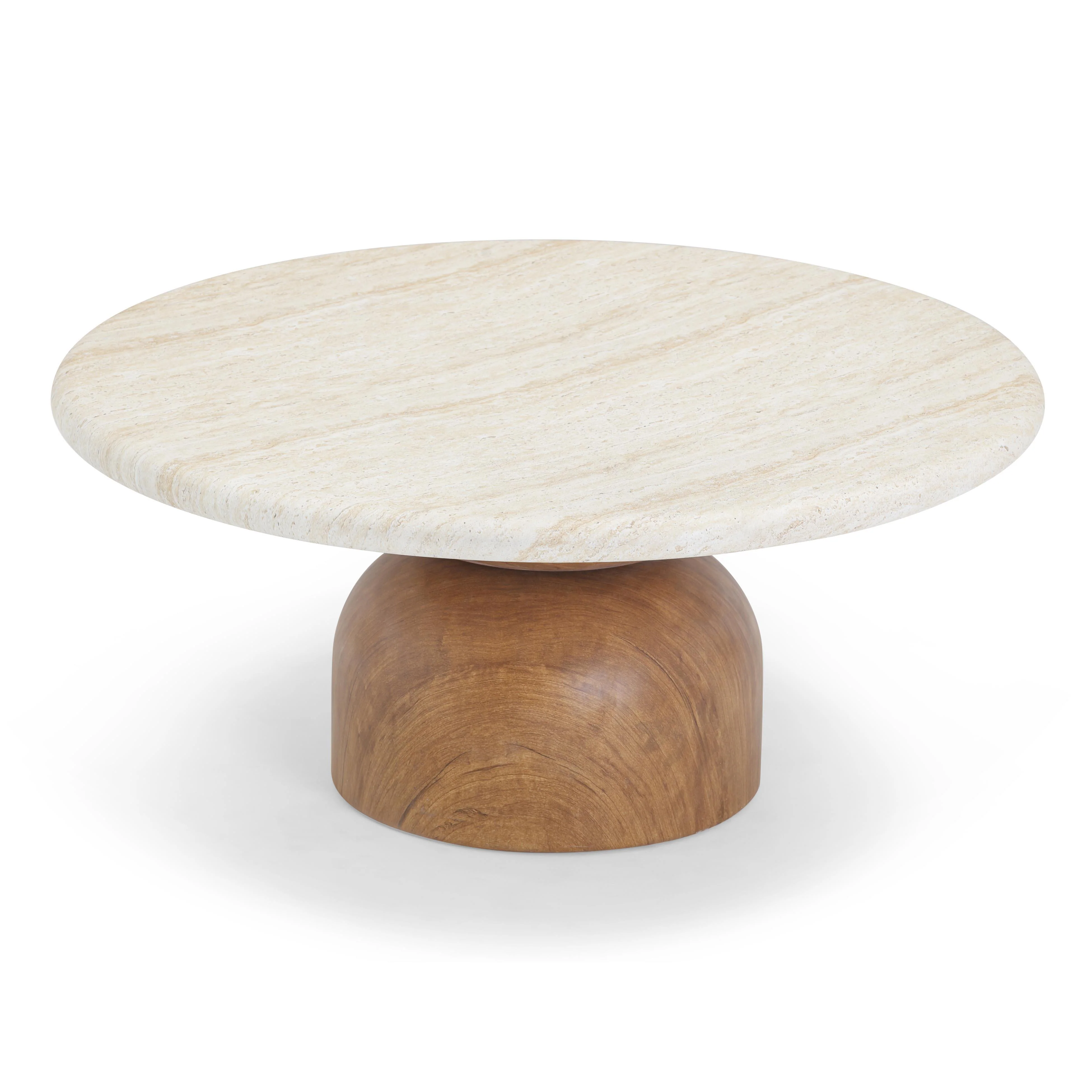 Cynthia Travertine Concrete Indoor / Outdoor Coffee Table 12 Cynthia Travertine Concrete Indoor / Outdoor Coffee Table
