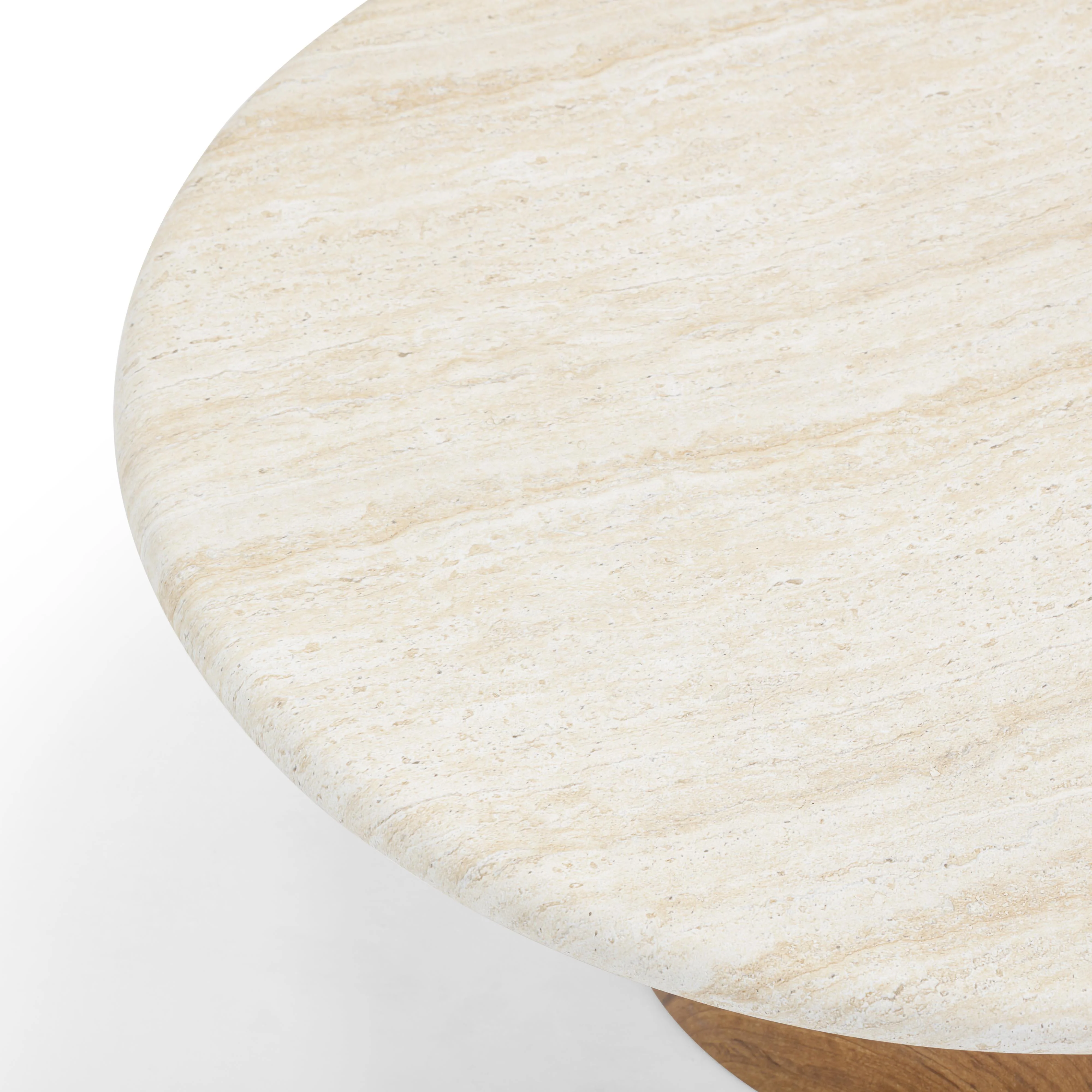 Cynthia Travertine Concrete Indoor / Outdoor Coffee Table 15 Cynthia Travertine Concrete Indoor / Outdoor Coffee Table