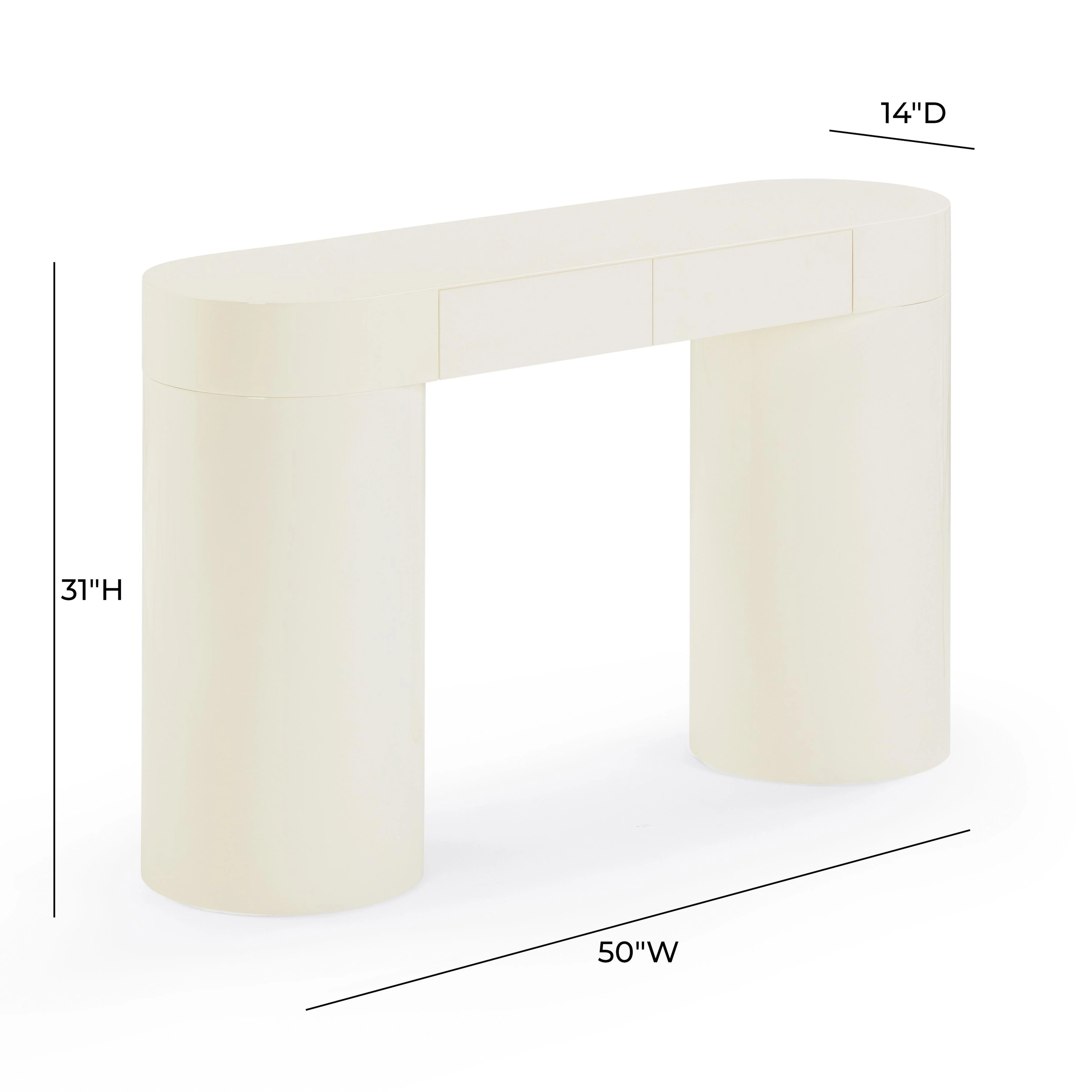 Mira High Gloss Console Table 40 Mira High Gloss Console Table
