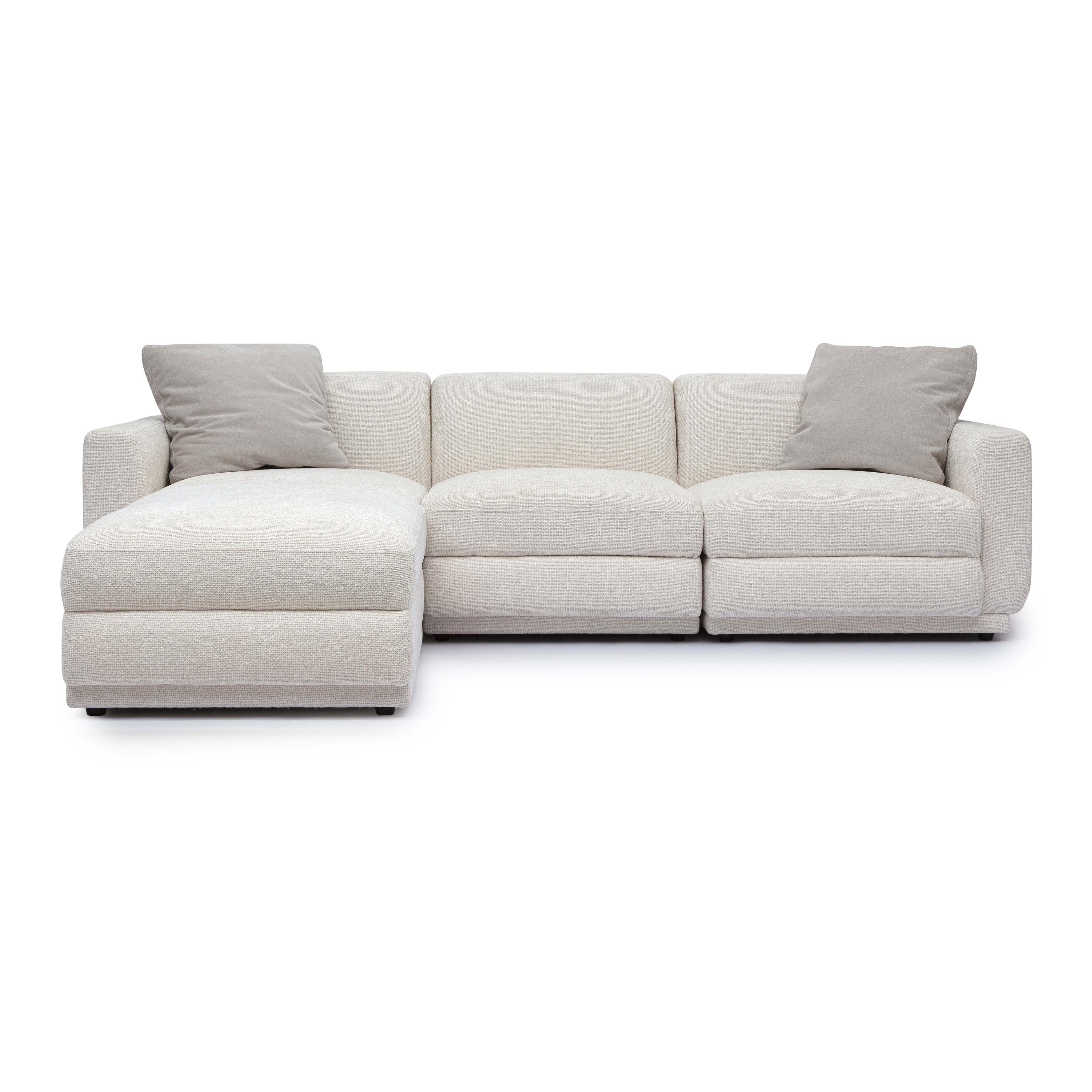 Perry Cream Chenille Modular Sectional 9 Perry Cream Chenille Modular Sectional
