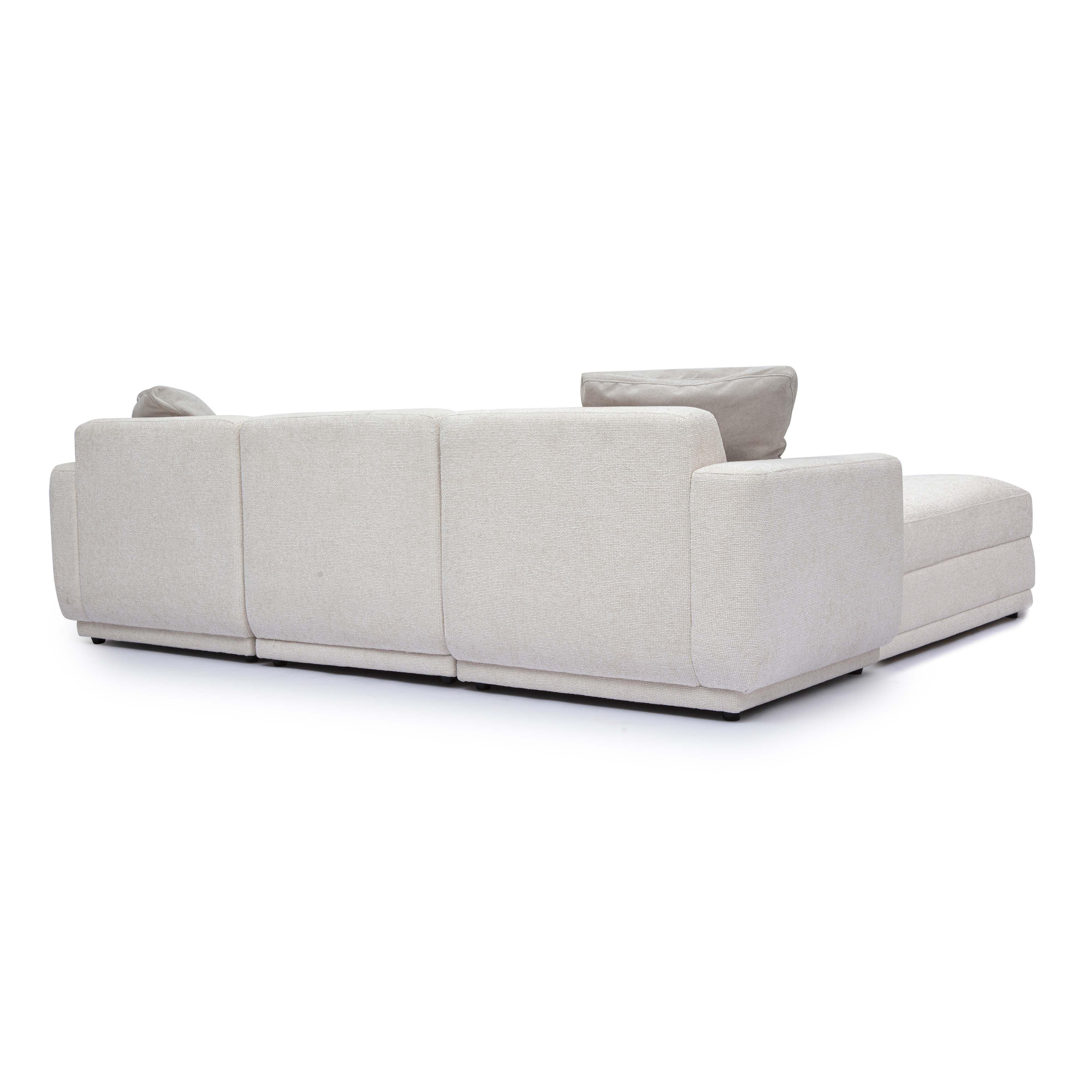 Perry Cream Chenille Modular Sectional 10 Perry Cream Chenille Modular Sectional