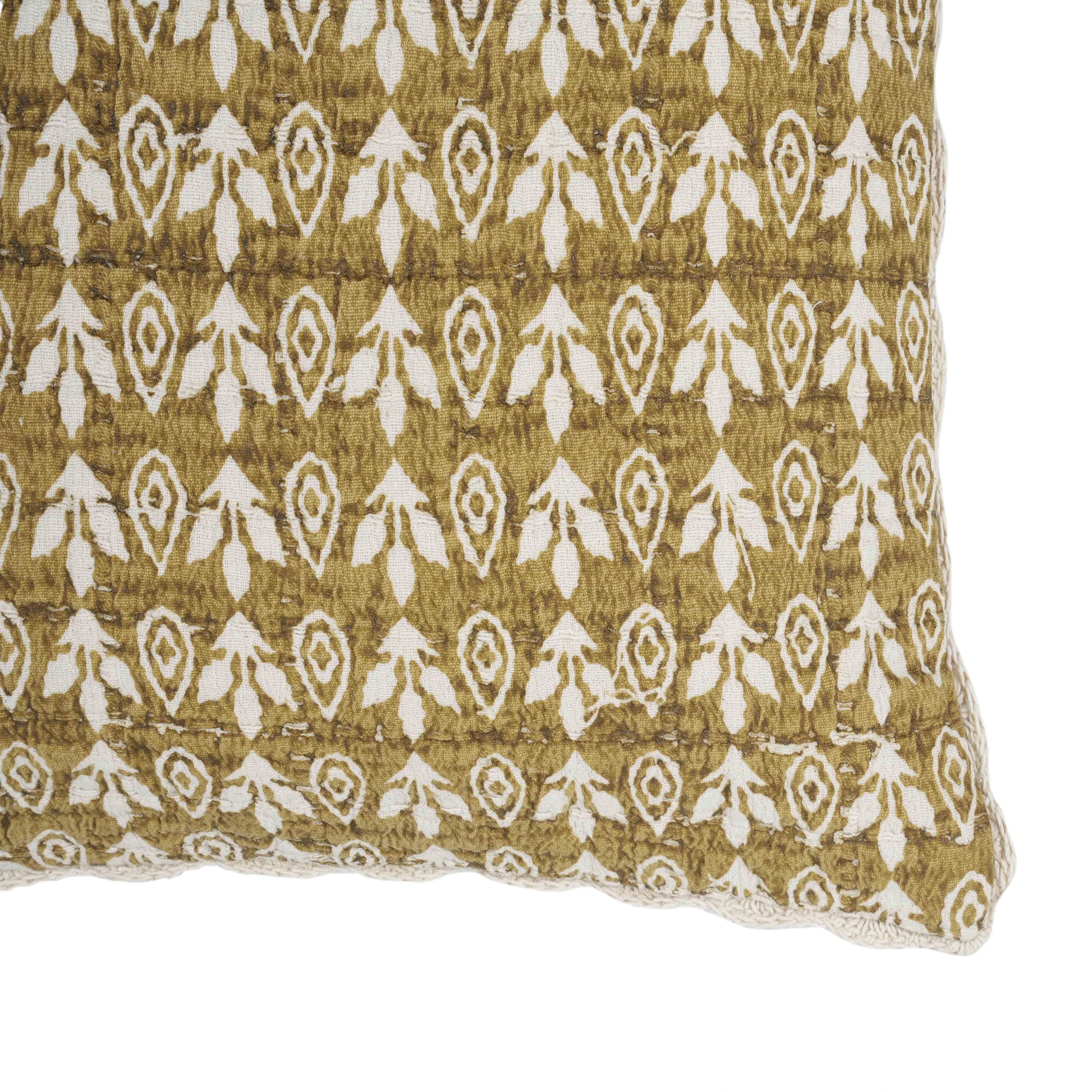 Harvest Printed Cotton 20" Accent Cushion Cover 13 Harvest Printed Cotton 20" Accent Cushion Cover