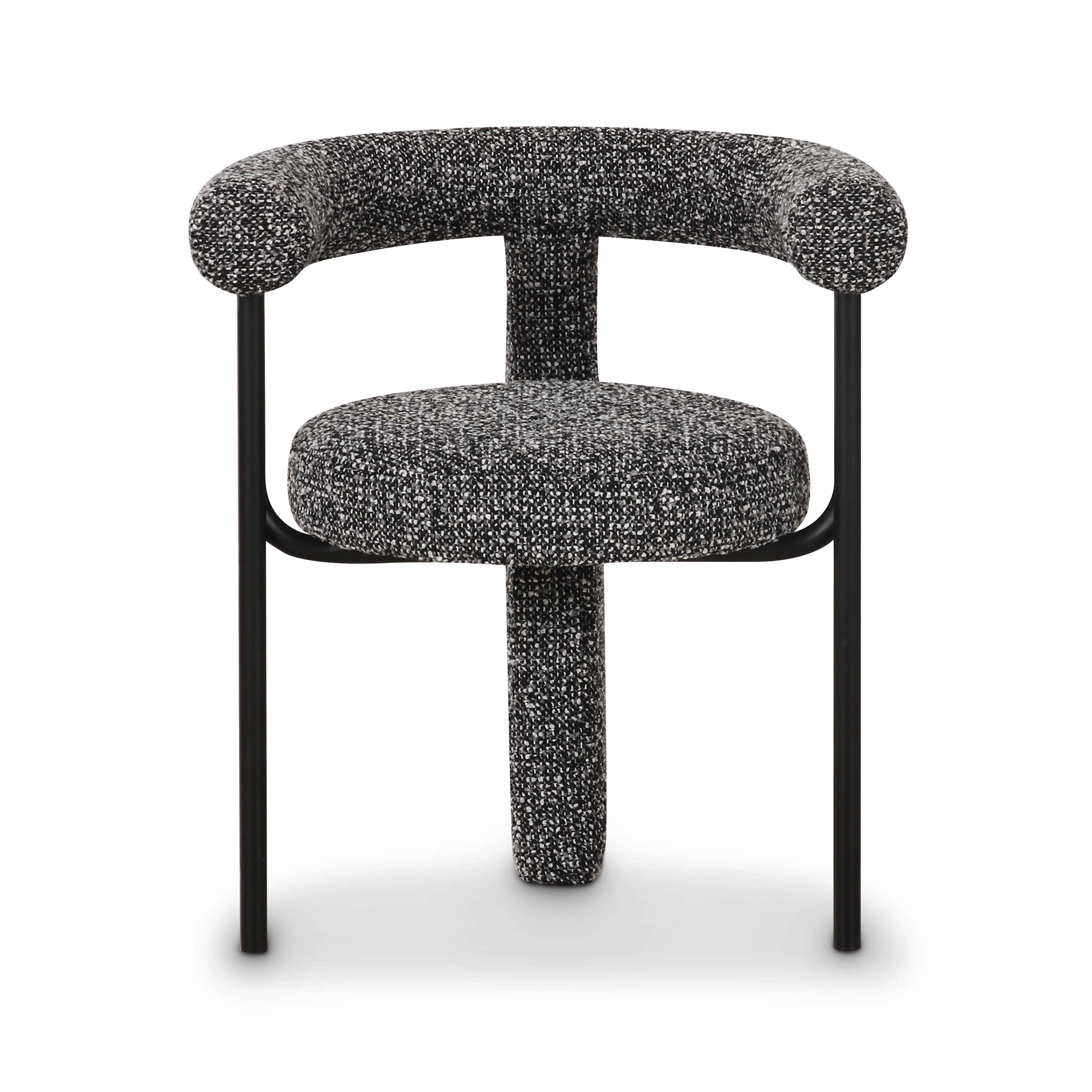 Synn Black Performance Boucle Dining Chair 1 Synn Black Performance Boucle Dining Chair