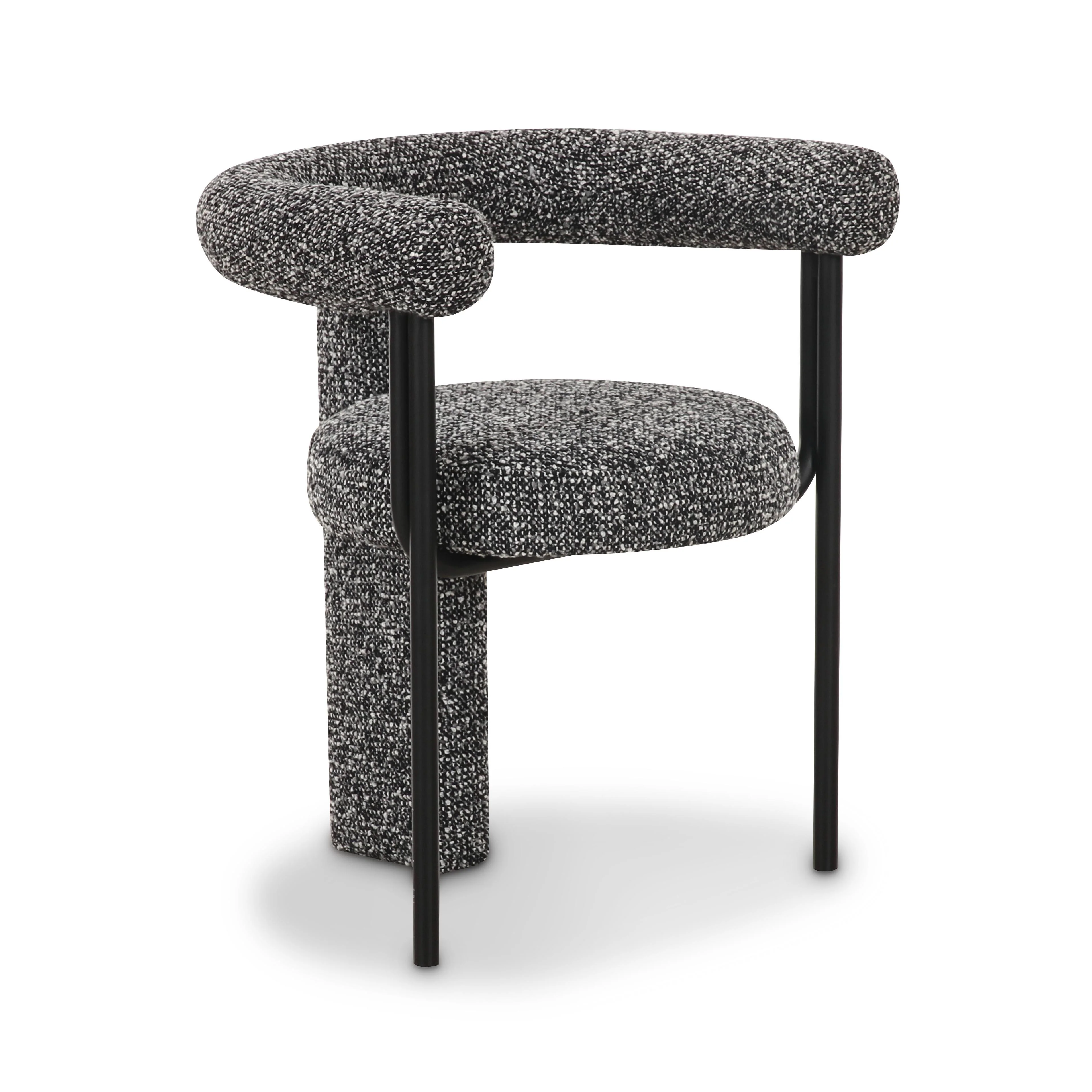 Synn Black Performance Boucle Dining Chair 11 Synn Black Performance Boucle Dining Chair