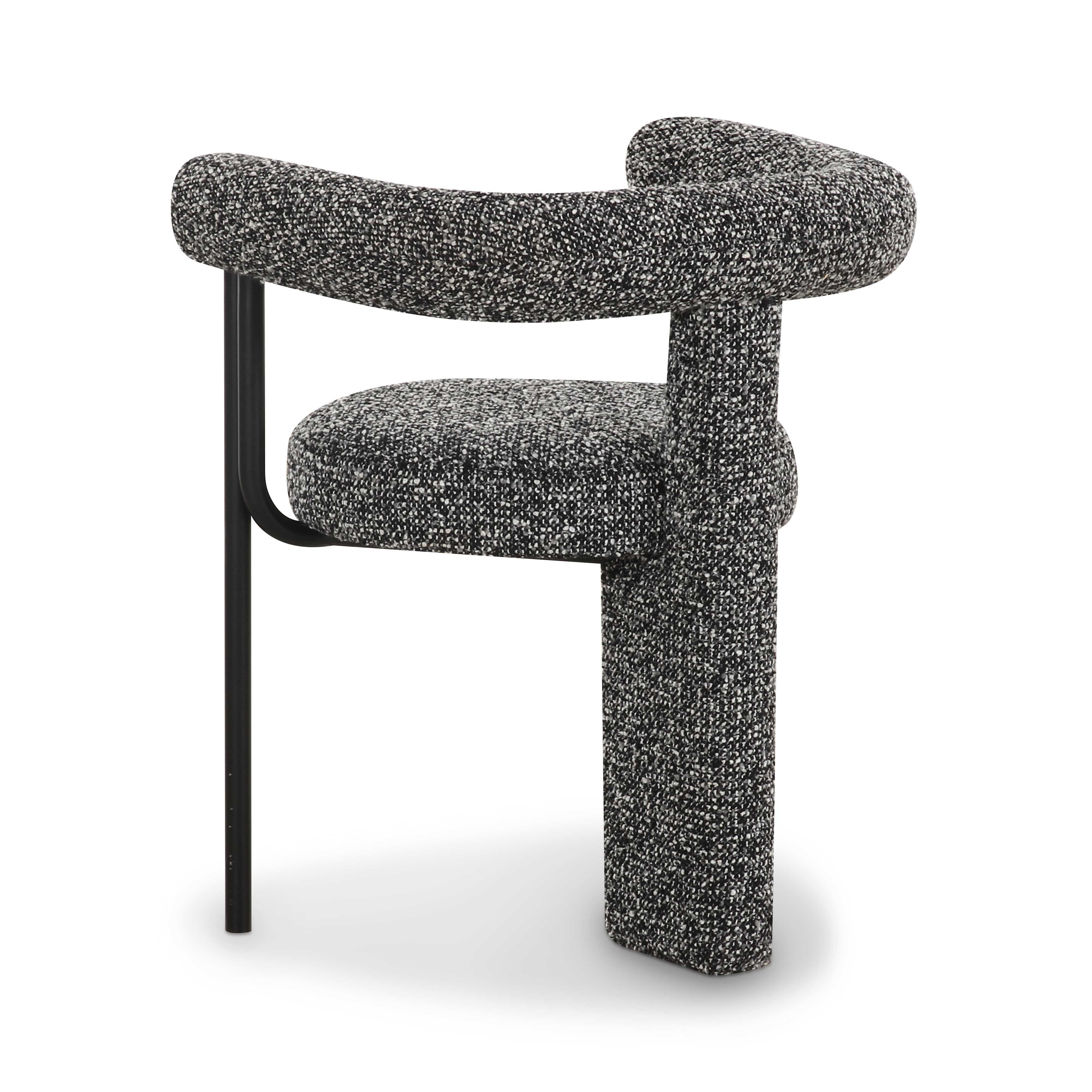 Synn Black Performance Boucle Dining Chair 12 Synn Black Performance Boucle Dining Chair