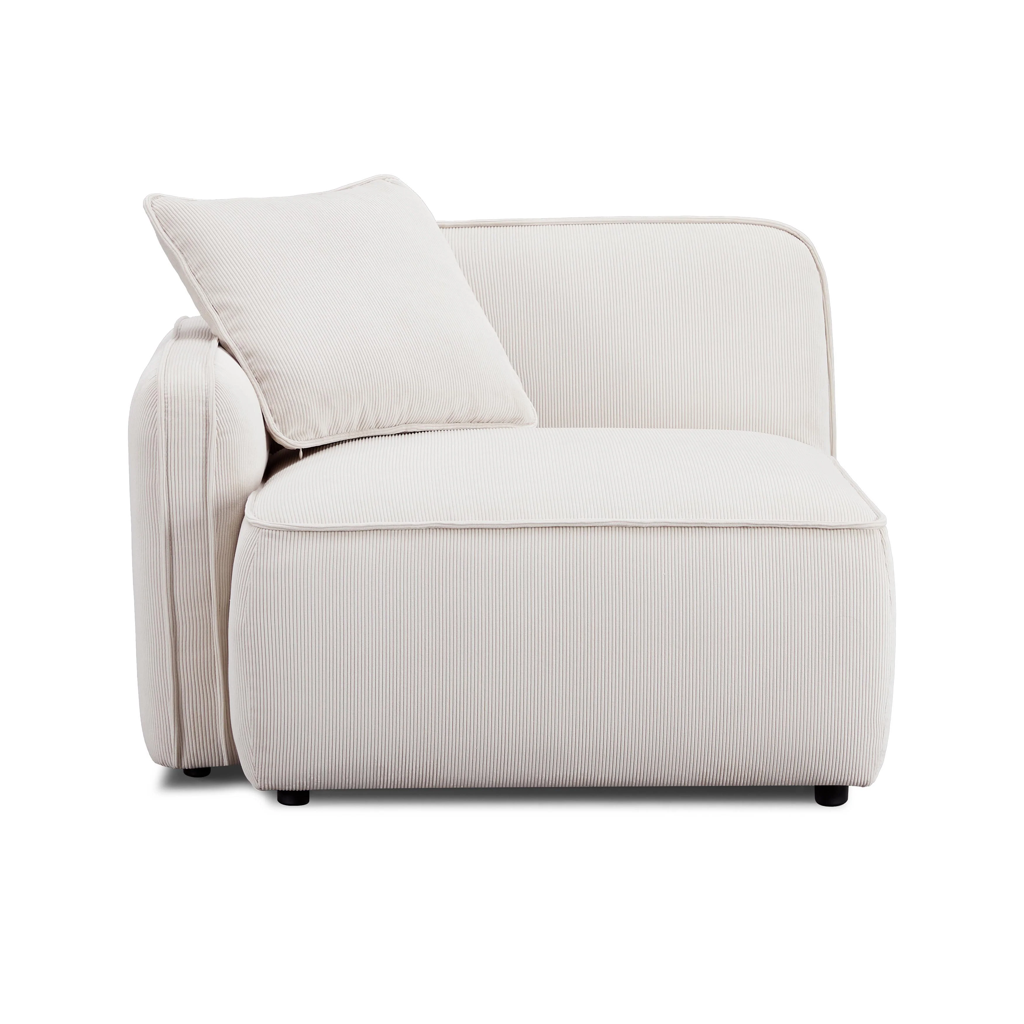 Travie Performance Corduroy Velvet LAF Corner Chair 14 Travie Performance Corduroy Velvet LAF Corner Chair