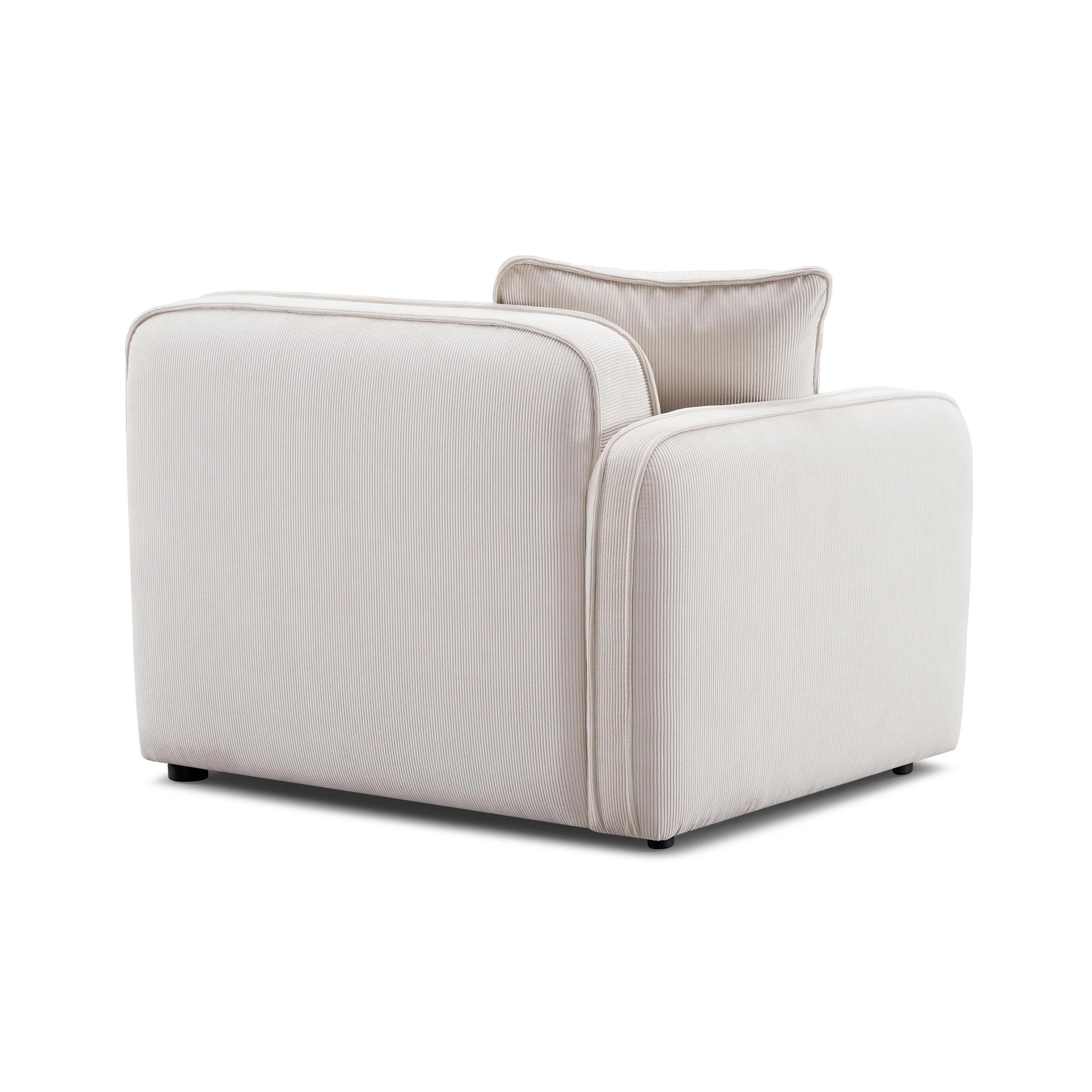 Travie Performance Corduroy Velvet LAF Corner Chair 15 Travie Performance Corduroy Velvet LAF Corner Chair