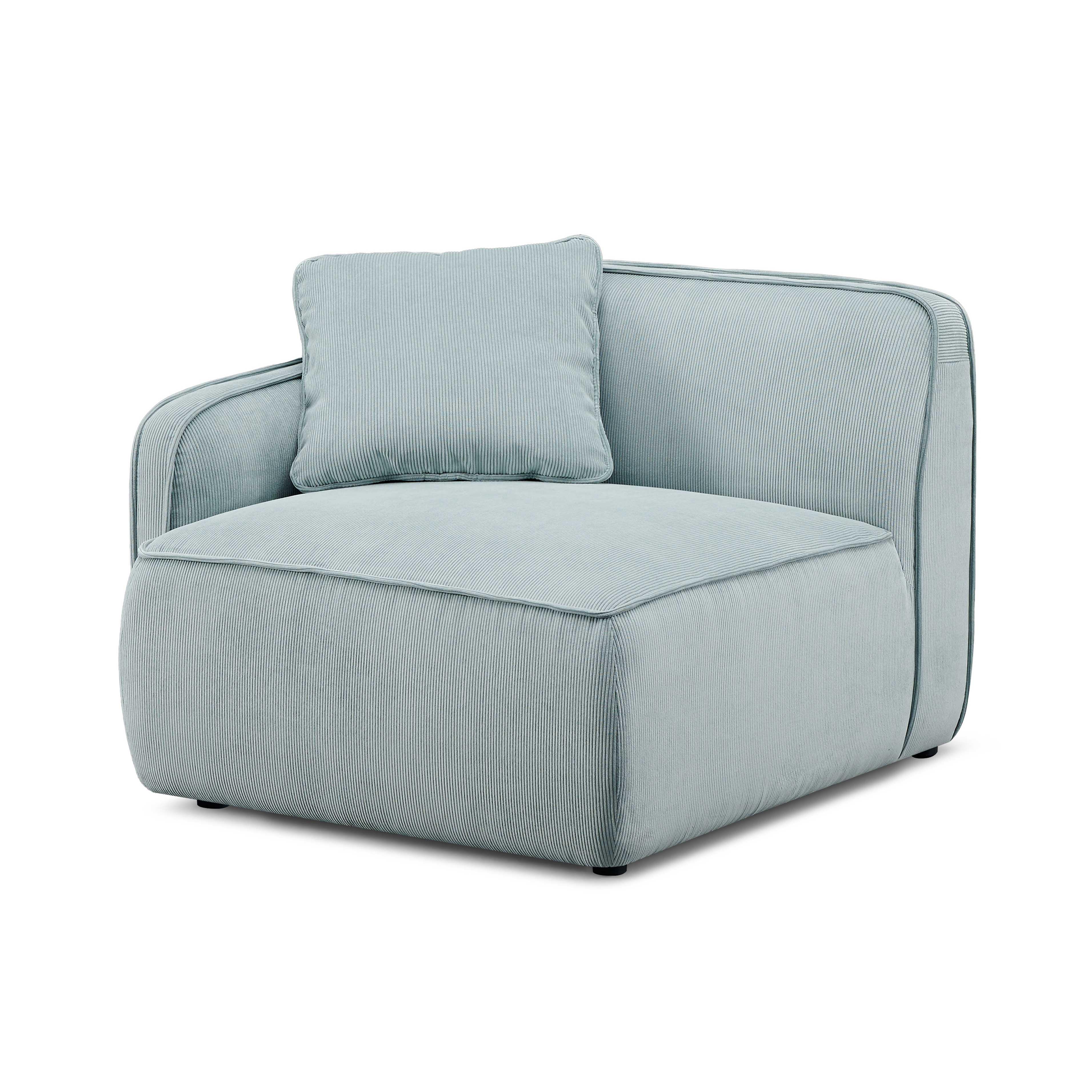 Travie Performance Corduroy Velvet LAF Corner Chair 19 Travie Performance Corduroy Velvet LAF Corner Chair