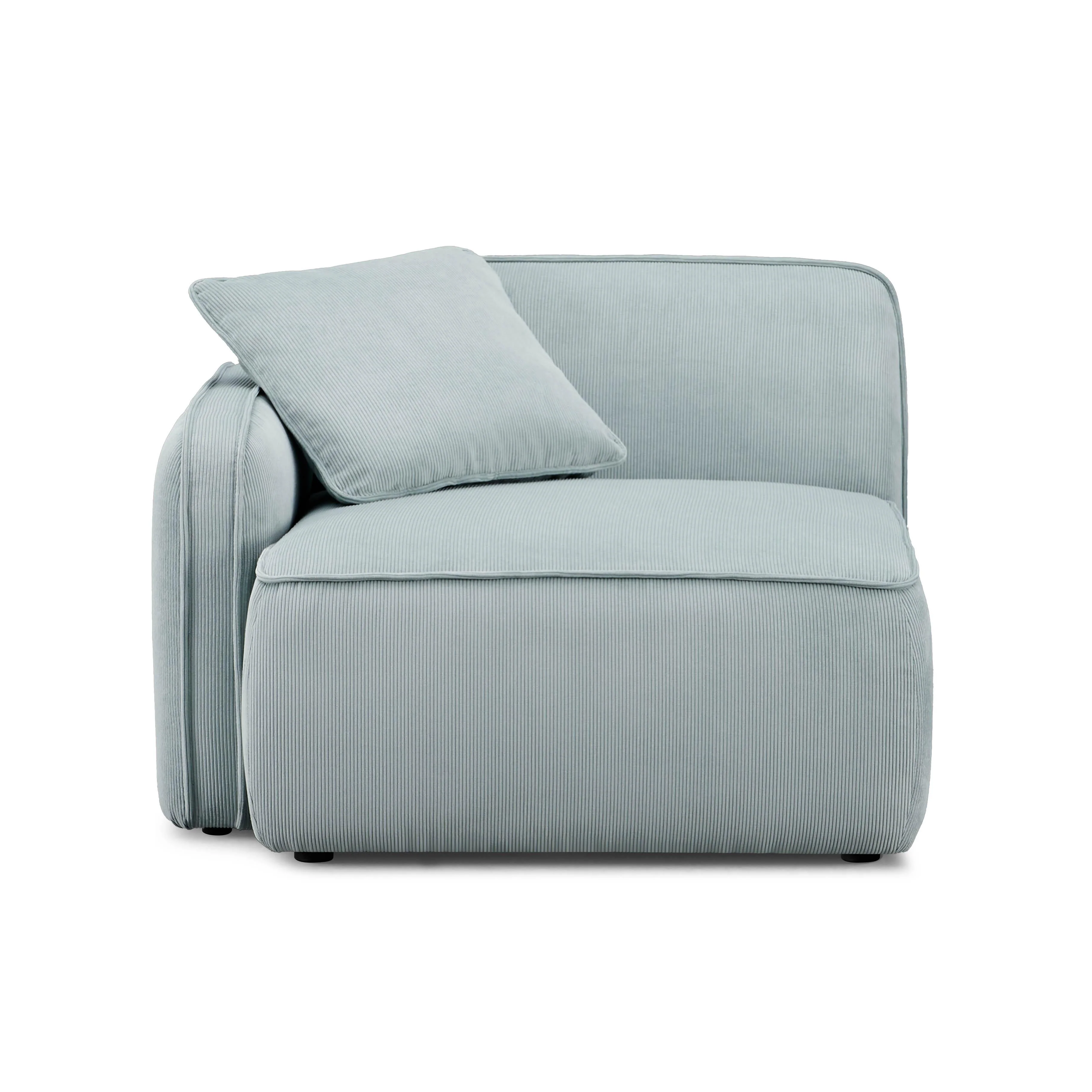 Travie Performance Corduroy Velvet LAF Corner Chair 20 Travie Performance Corduroy Velvet LAF Corner Chair