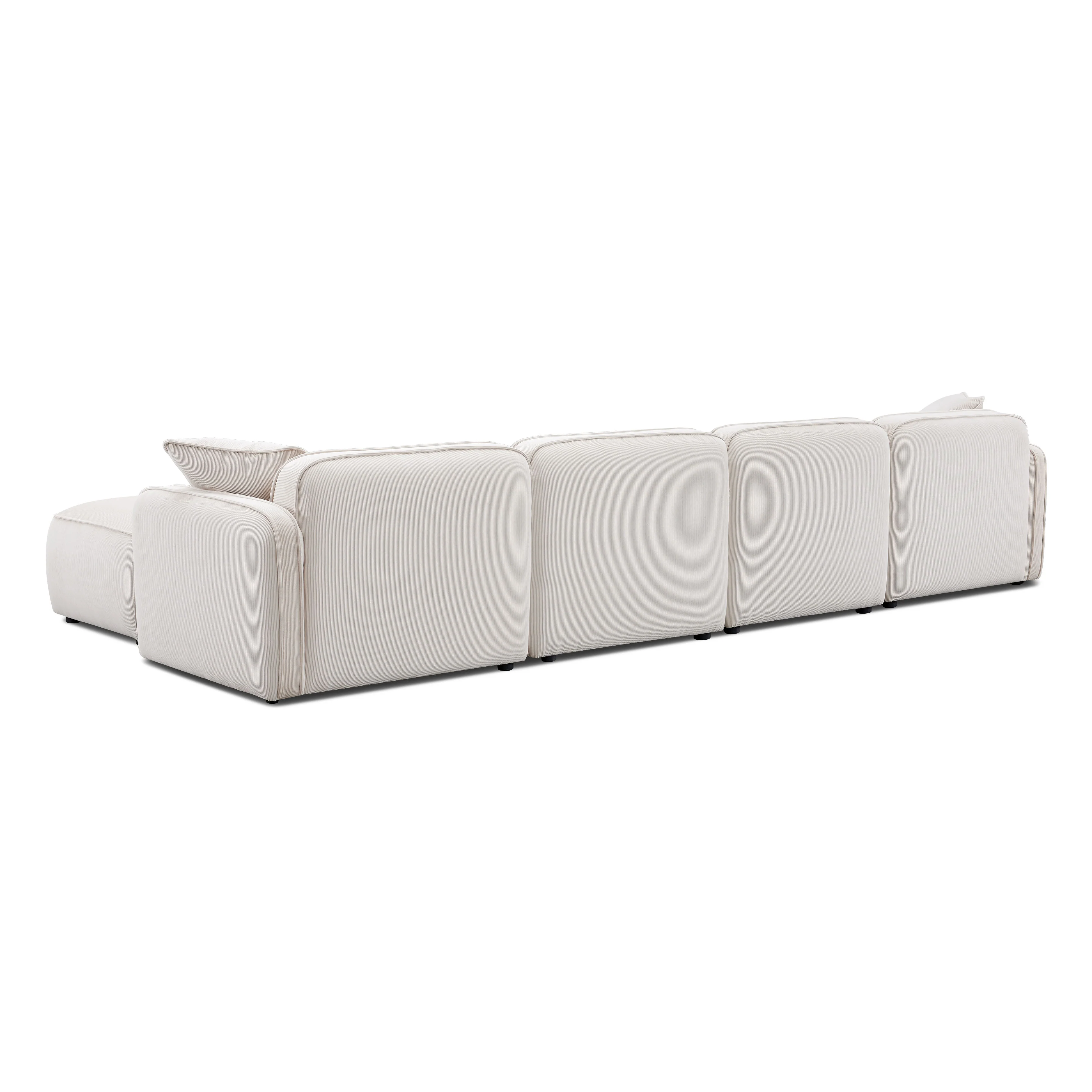 Travie Performance Corduroy Velvet 6-Piece Modular U-Sectional 19 Travie Performance Corduroy Velvet 6-Piece Modular U-Sectional
