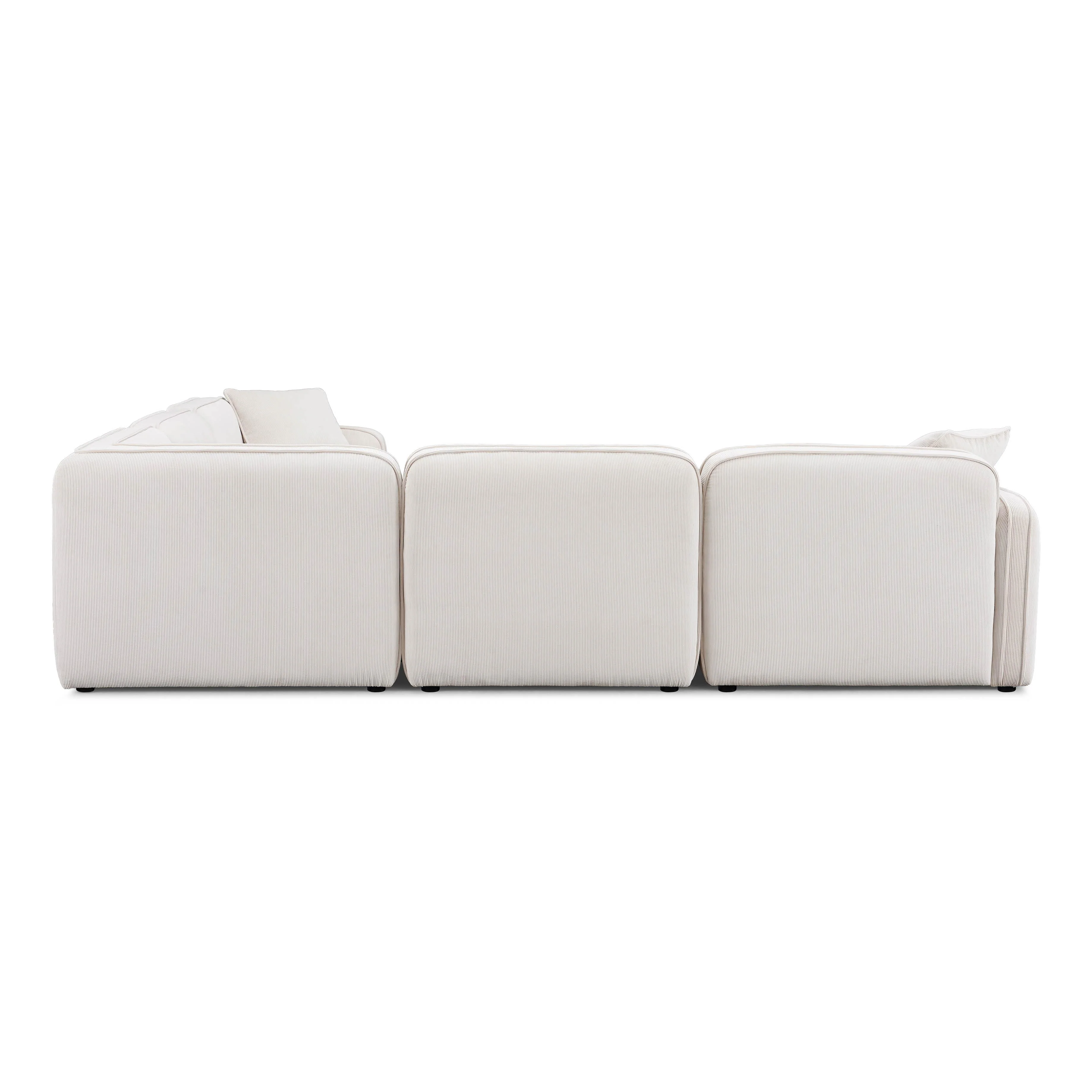 Travie Performance Corduroy Velvet Modular L-Sectional 19 Travie Performance Corduroy Velvet Modular L-Sectional