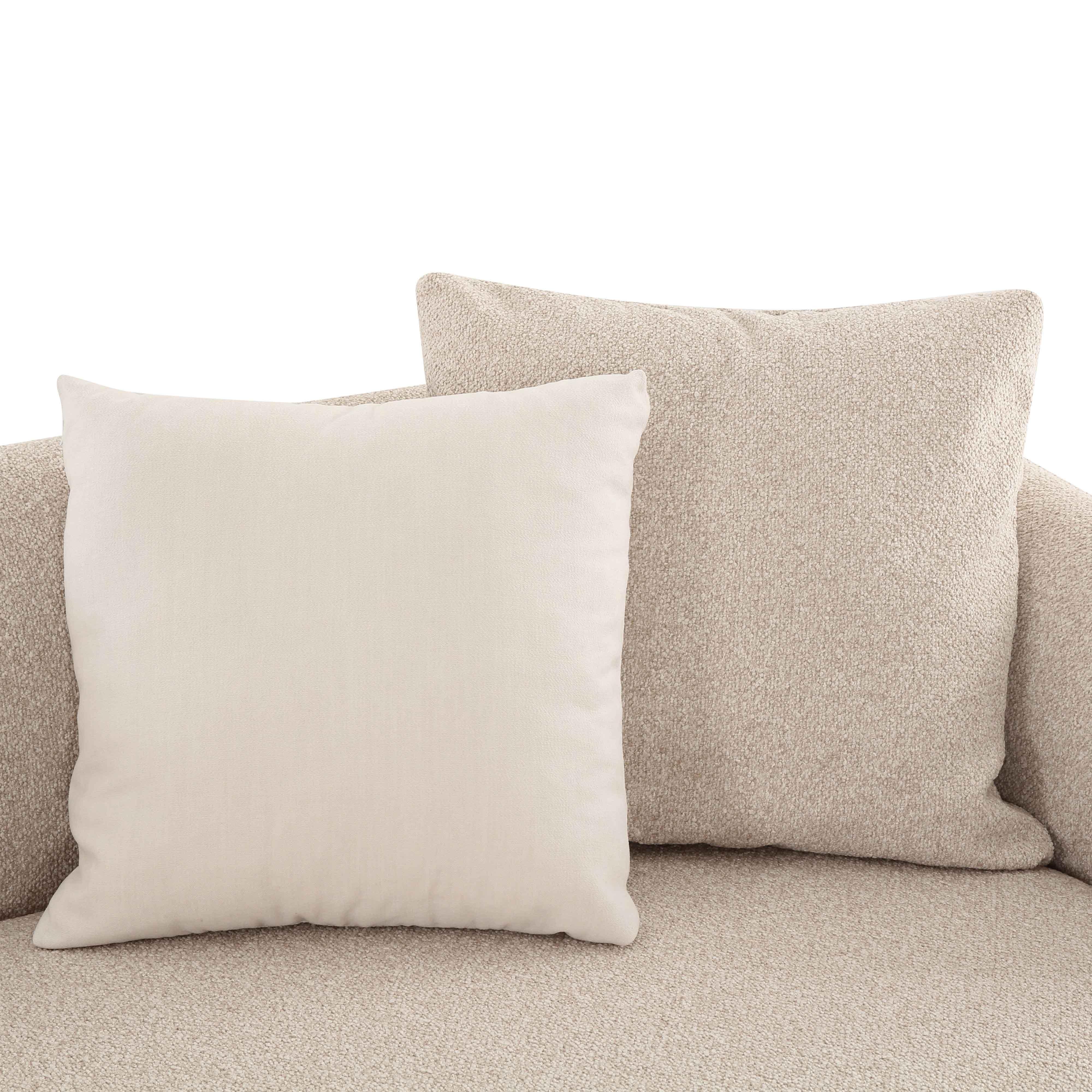 Sylvie Cream Boucle Arm 2-Seater Loveseat 22 Sylvie Cream Boucle Arm 2-Seater Loveseat