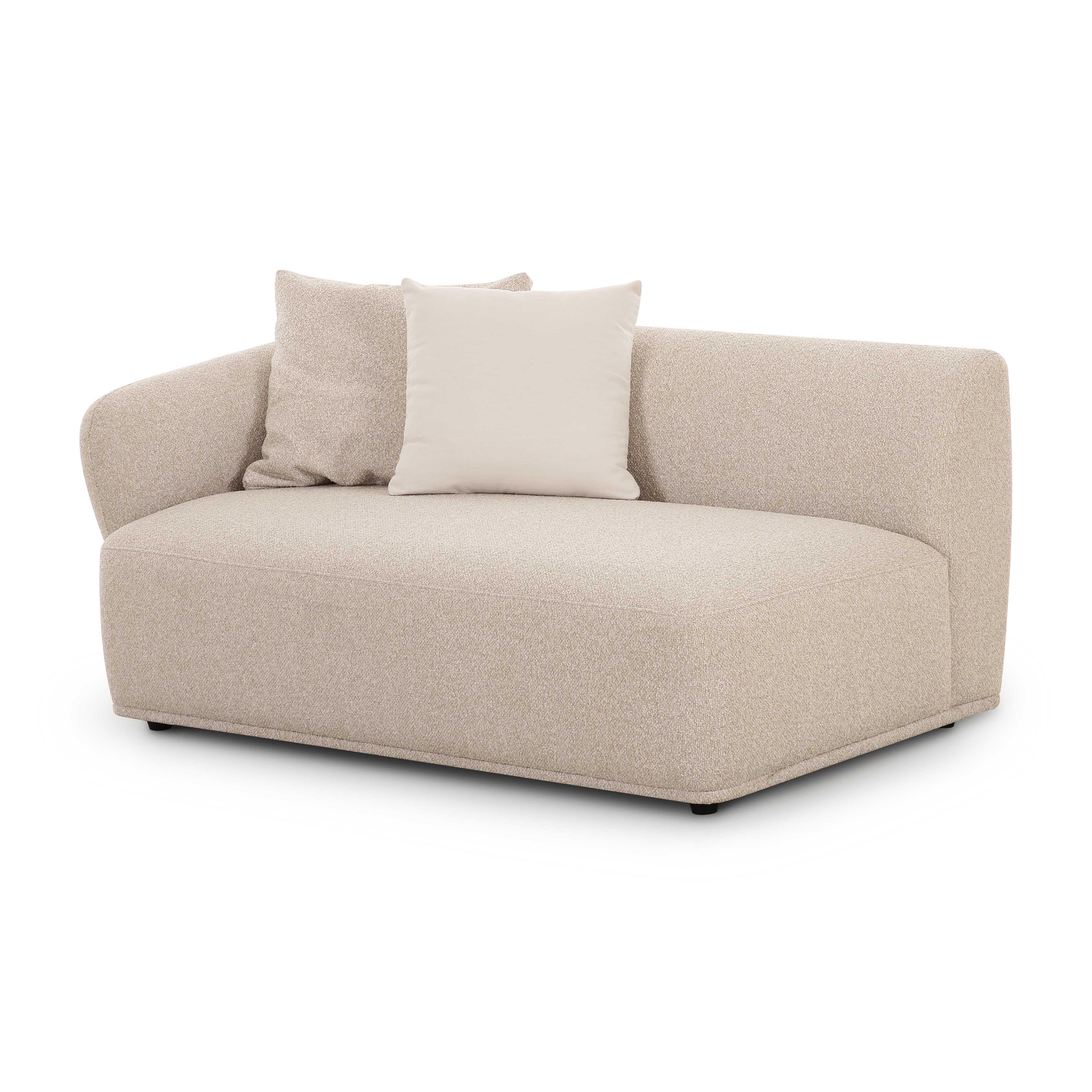 Sylvie Cream Boucle Arm 2-Seater Loveseat 14 Sylvie Cream Boucle Arm 2-Seater Loveseat