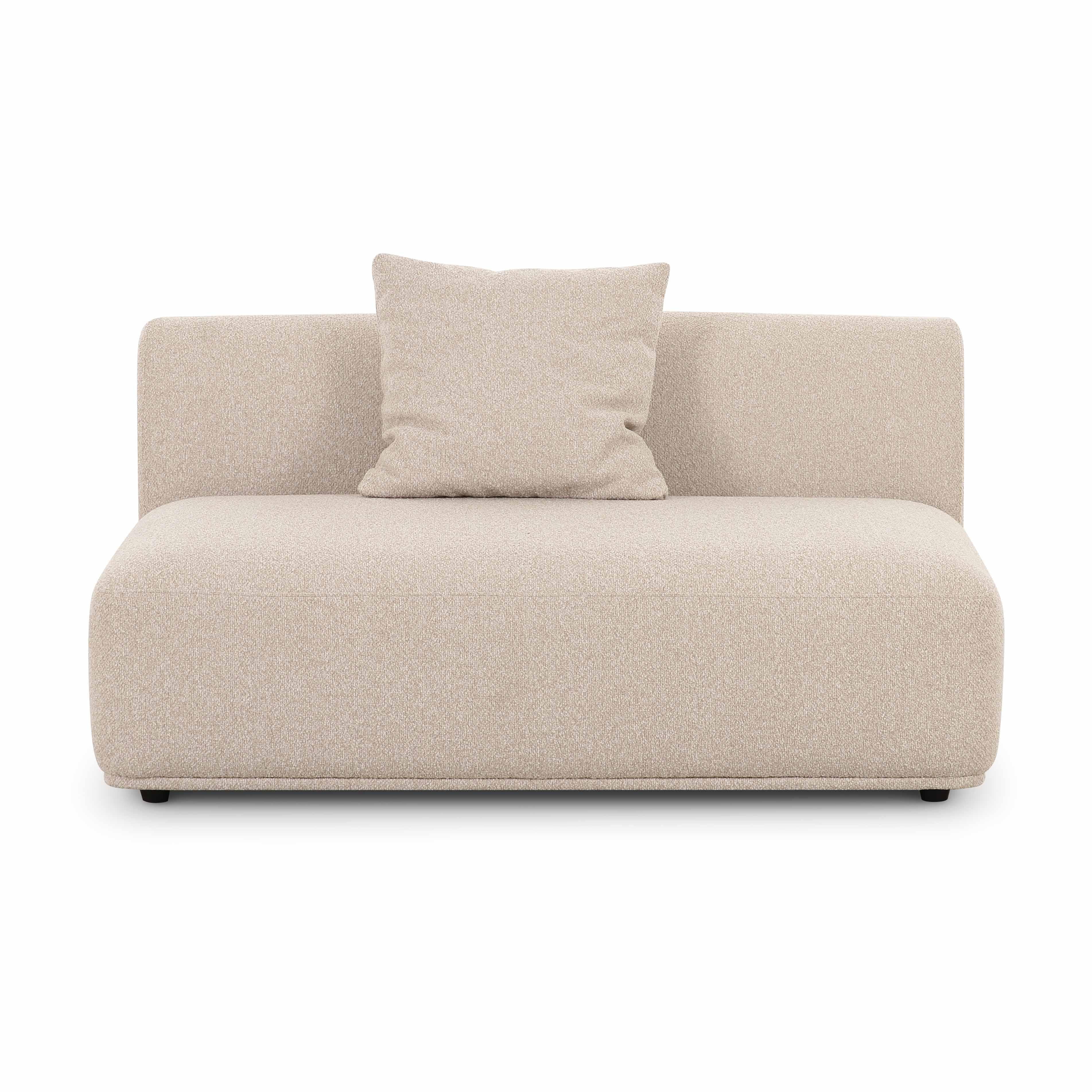 Sylvie Cream Boucle Armless 2-seater 8 Sylvie Cream Boucle Armless 2-seater