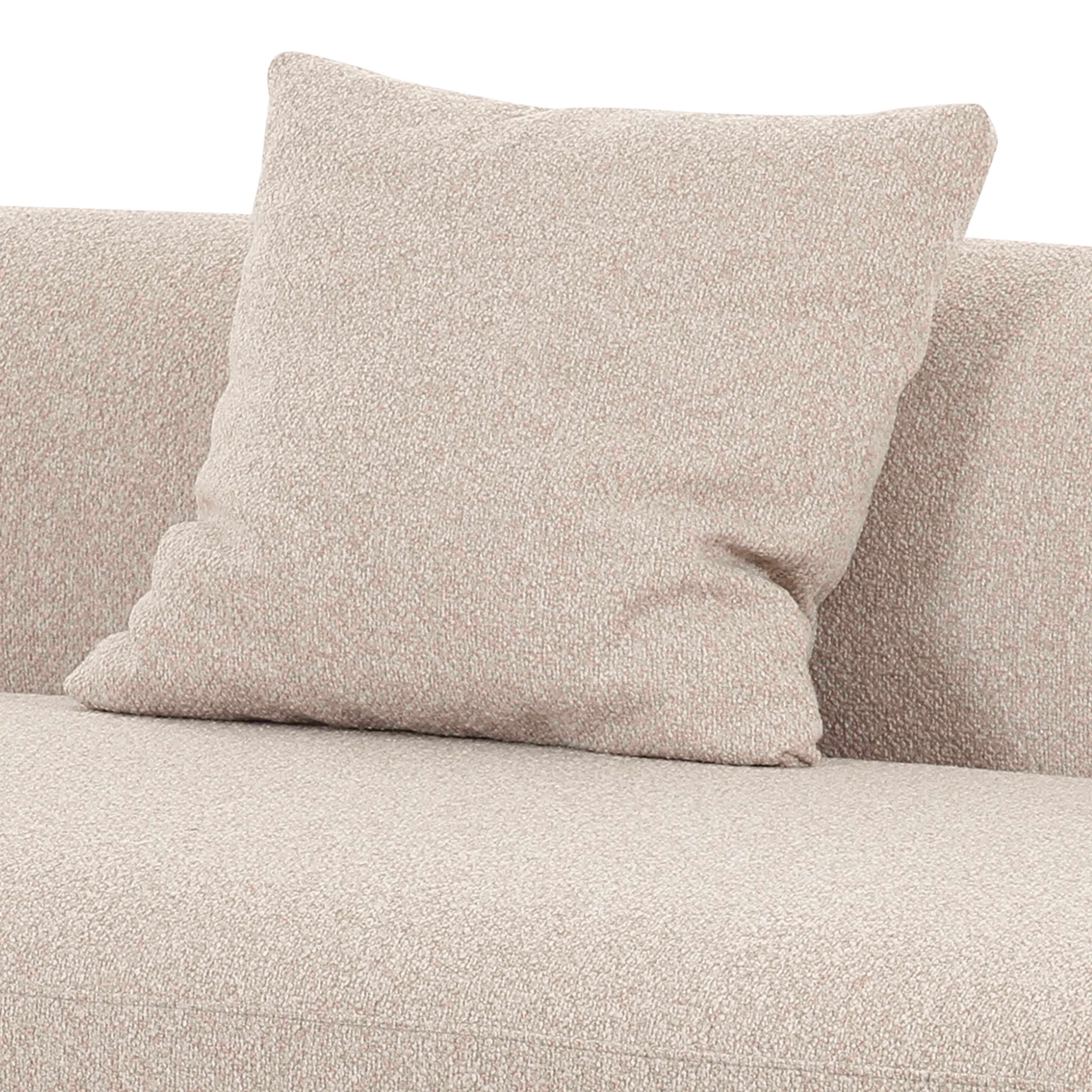 Sylvie Cream Boucle Armless 2-seater 10 Sylvie Cream Boucle Armless 2-seater