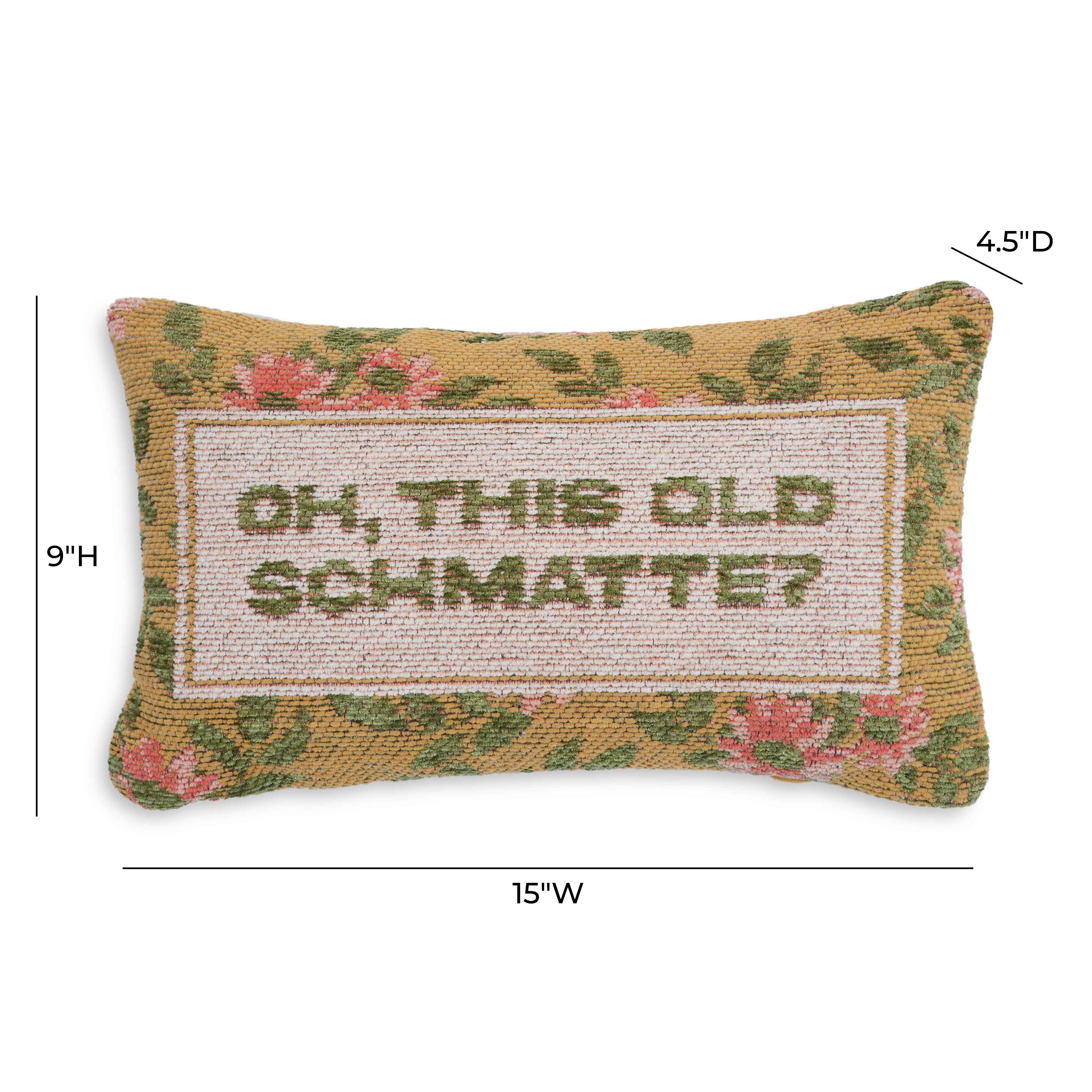 Oh, This Old Schmatte Jacquard Cotton Pillow 10 Oh, This Old Schmatte Jacquard Cotton Pillow