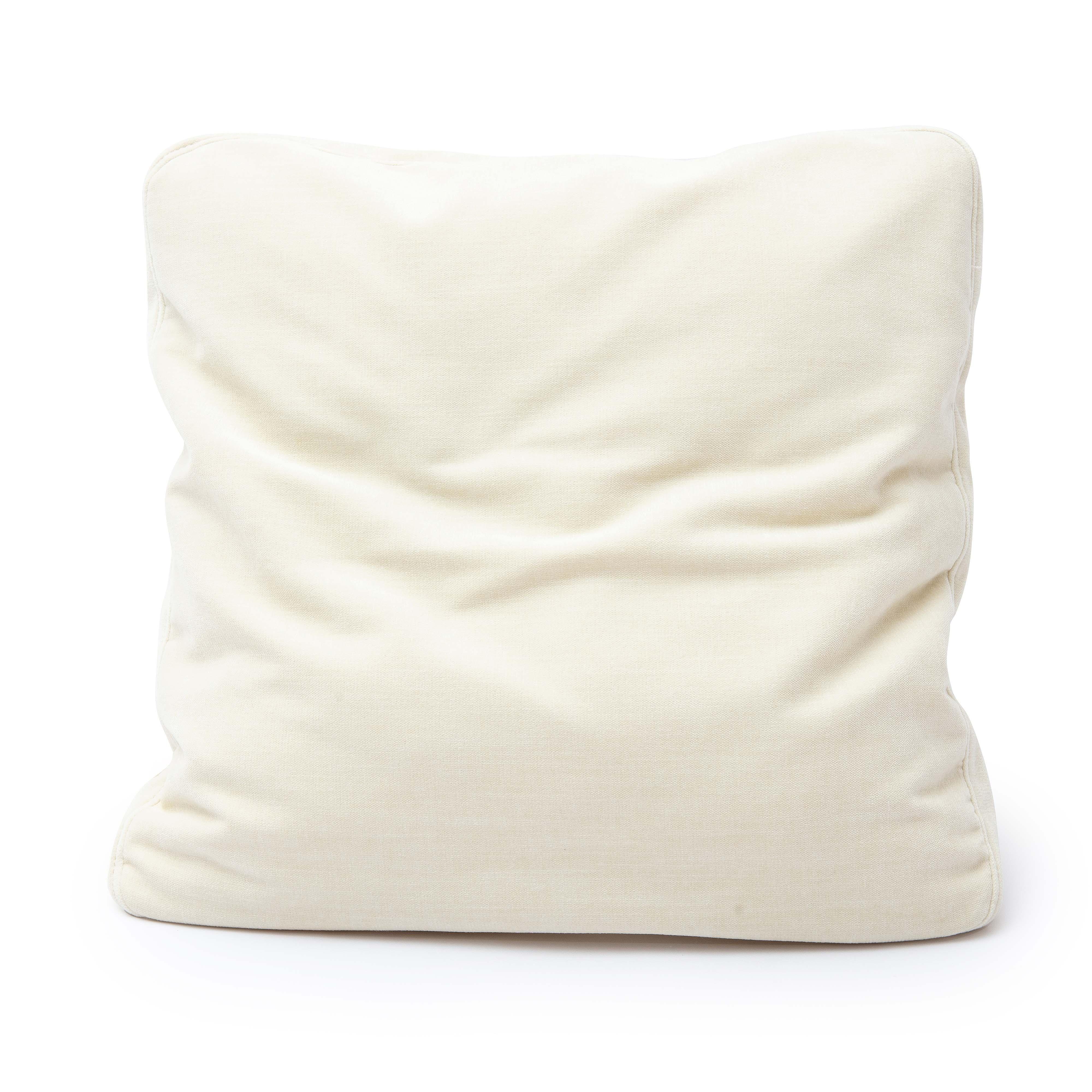 Tipsy Upcycled Chenille Square Floppy Pillow 78 Tipsy Upcycled Chenille Square Floppy Pillow
