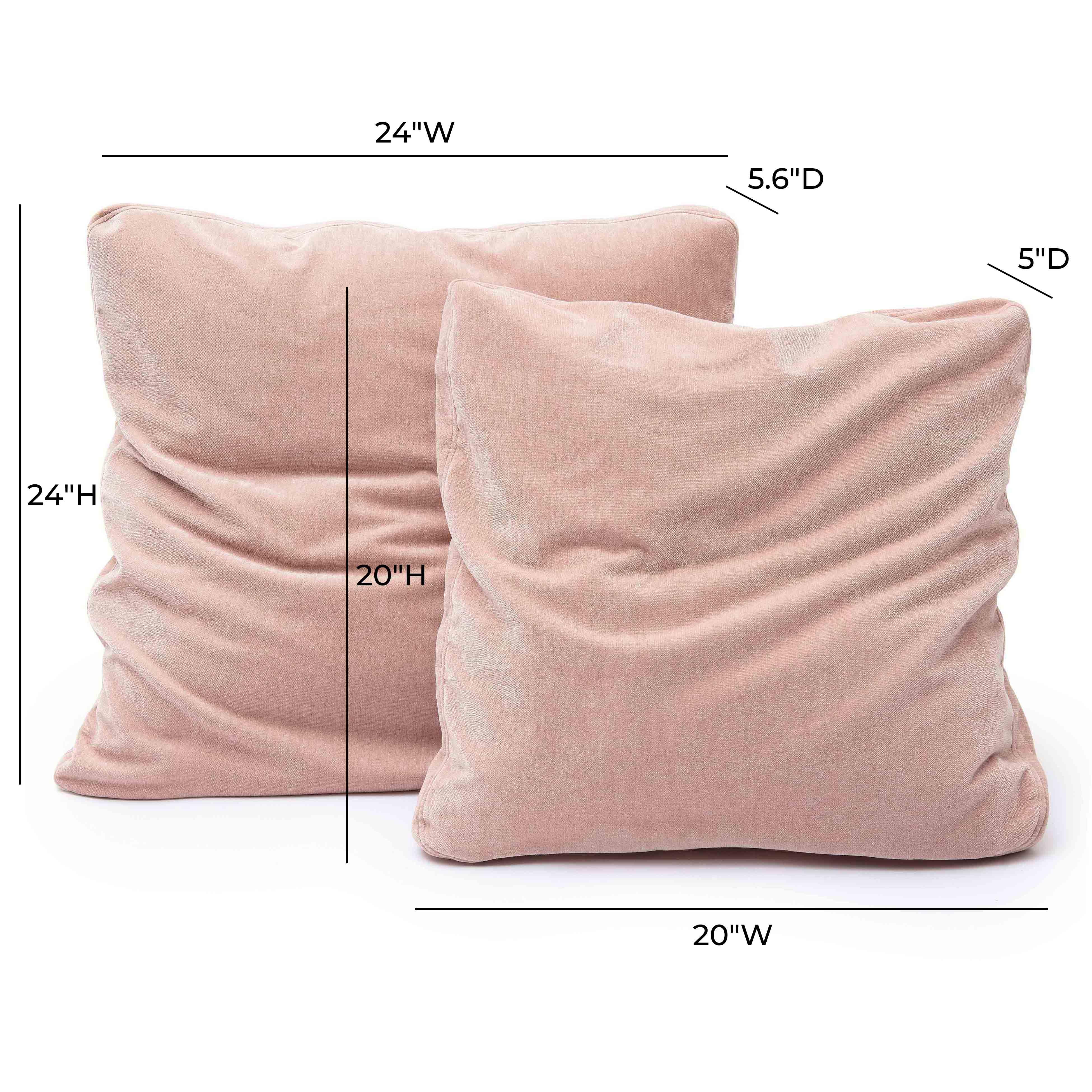 Tipsy Upcycled Chenille Square Floppy Pillow 90 Tipsy Upcycled Chenille Square Floppy Pillow