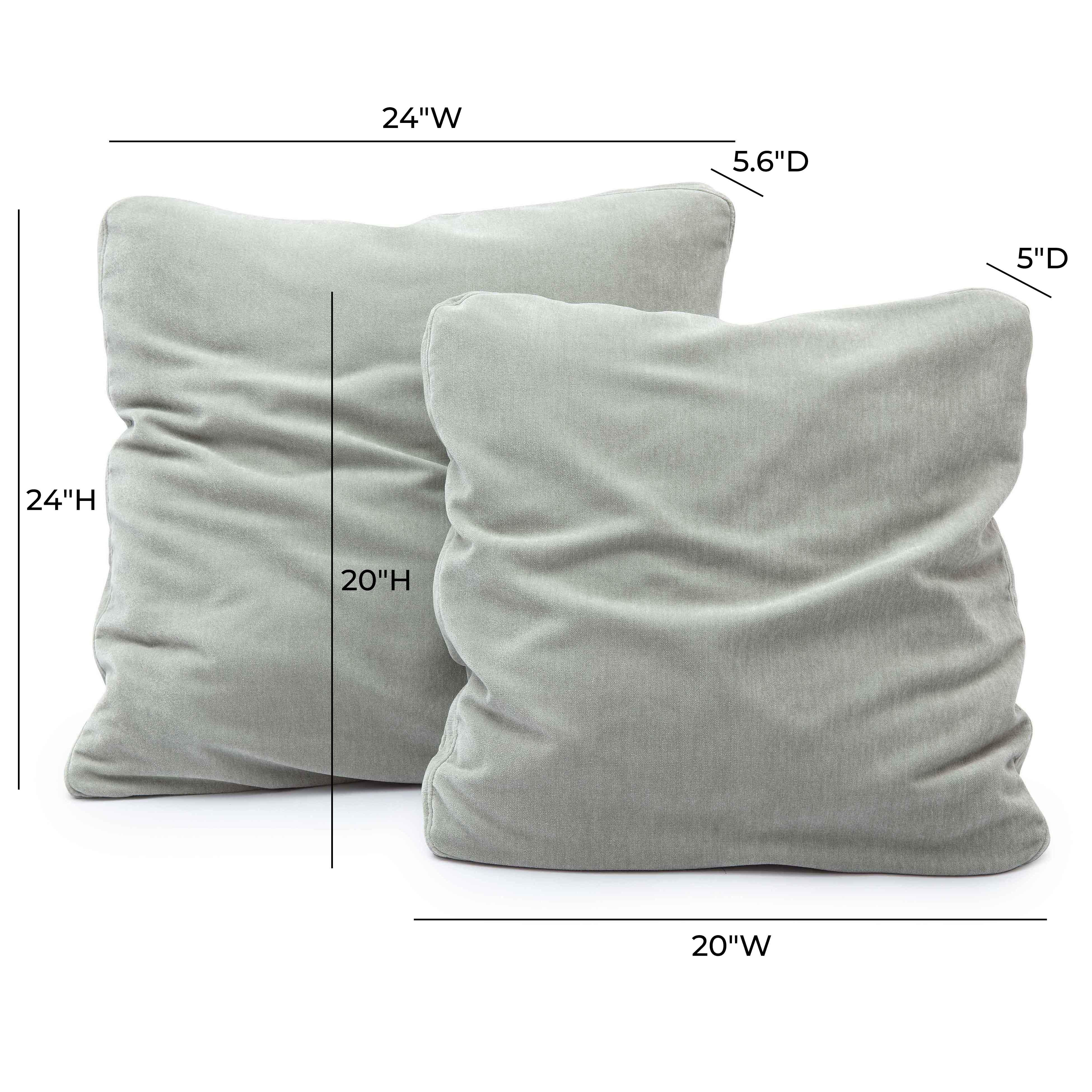 Tipsy Upcycled Chenille Square Floppy Pillow 97 Tipsy Upcycled Chenille Square Floppy Pillow
