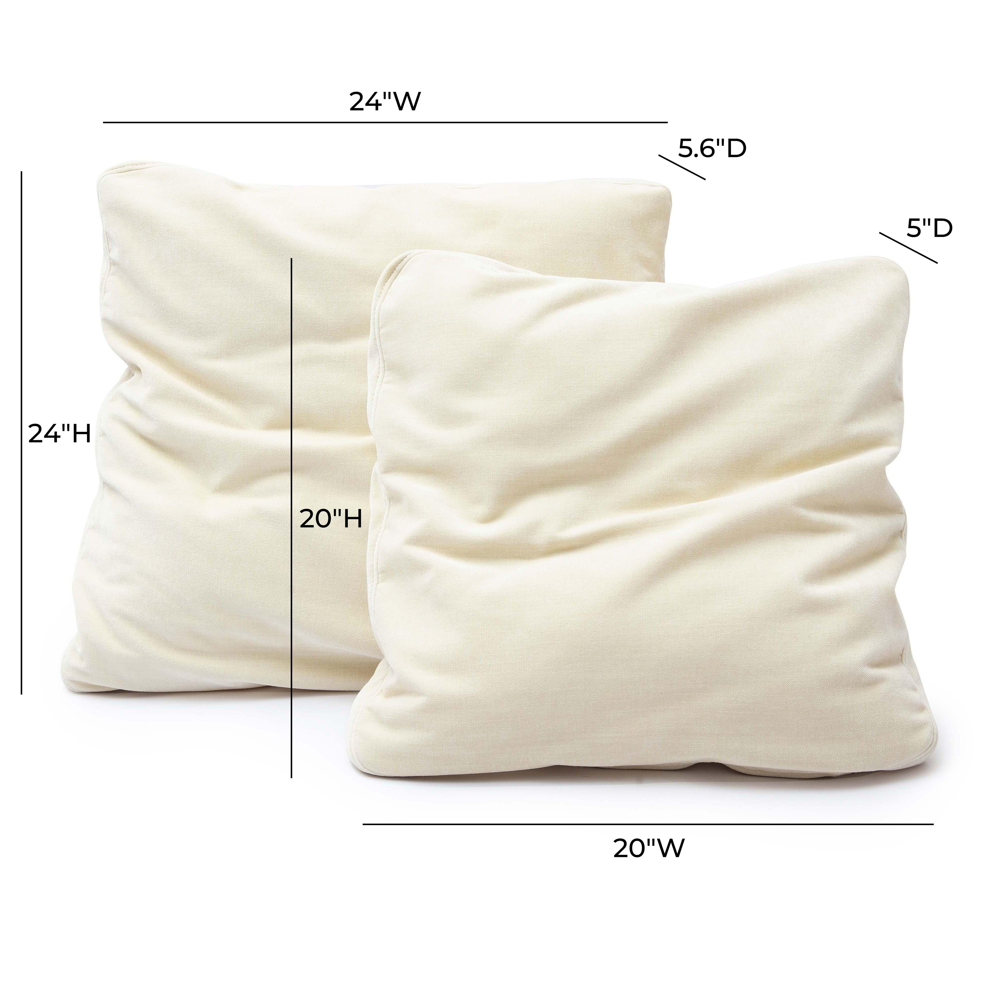 Tipsy Upcycled Chenille Square Floppy Pillow 111 Tipsy Upcycled Chenille Square Floppy Pillow