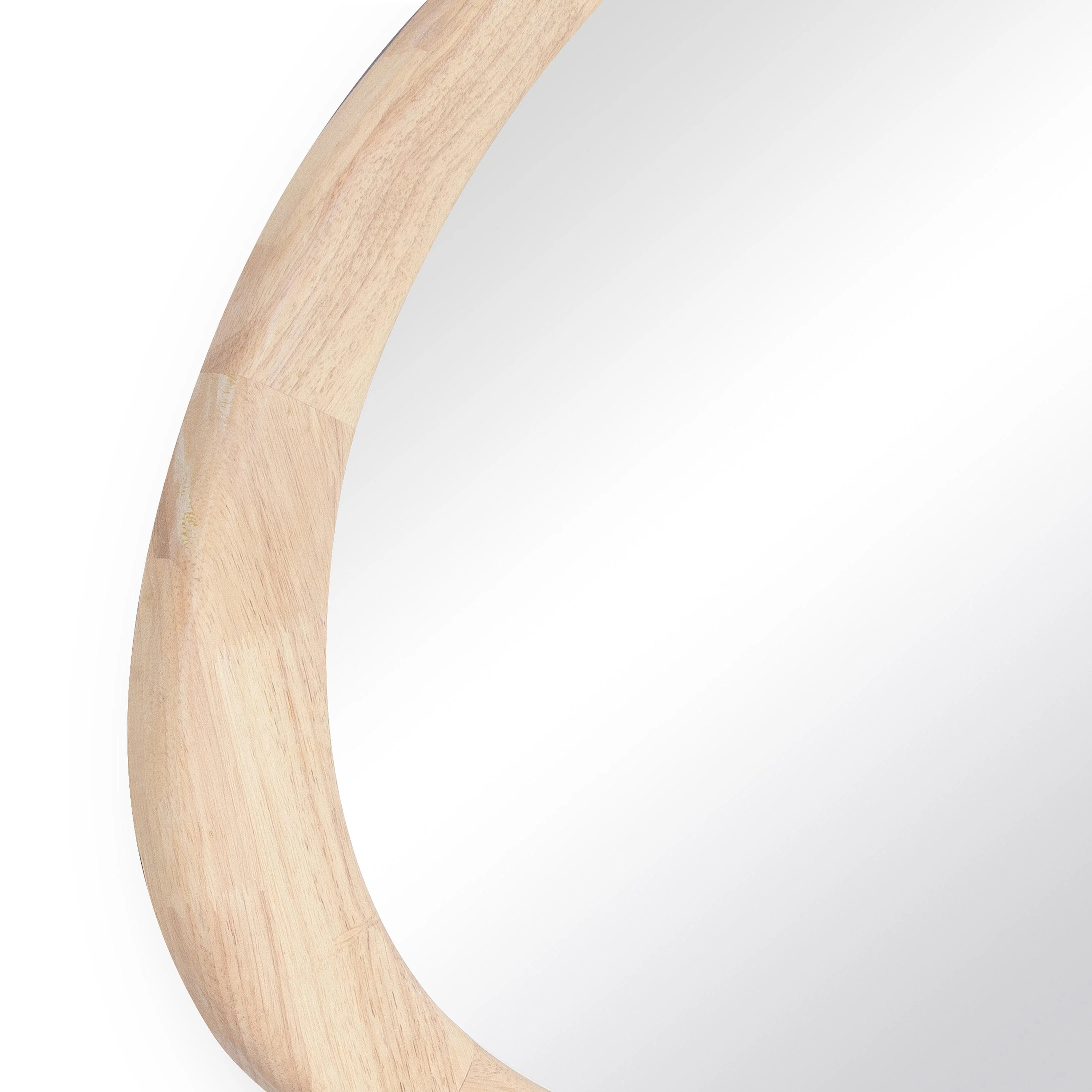Klaryss Natural Wood Triangular Mirror 13 Klaryss Natural Wood Triangular Mirror