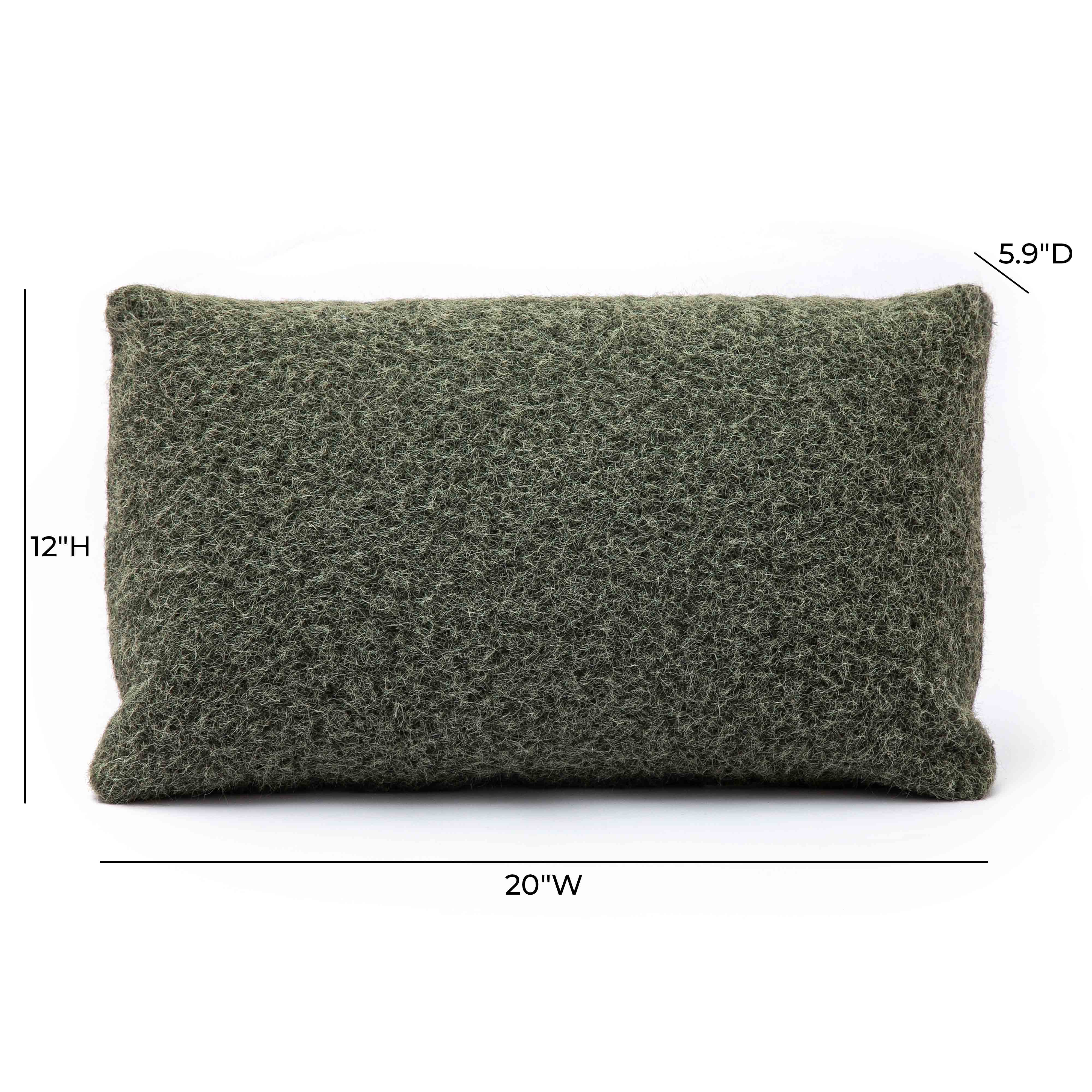 Malolo Long Mohair 20”x12" Rectangular Vegan-Down Pillow 33 Malolo Long Mohair 20”x12" Rectangular Vegan-Down Pillow