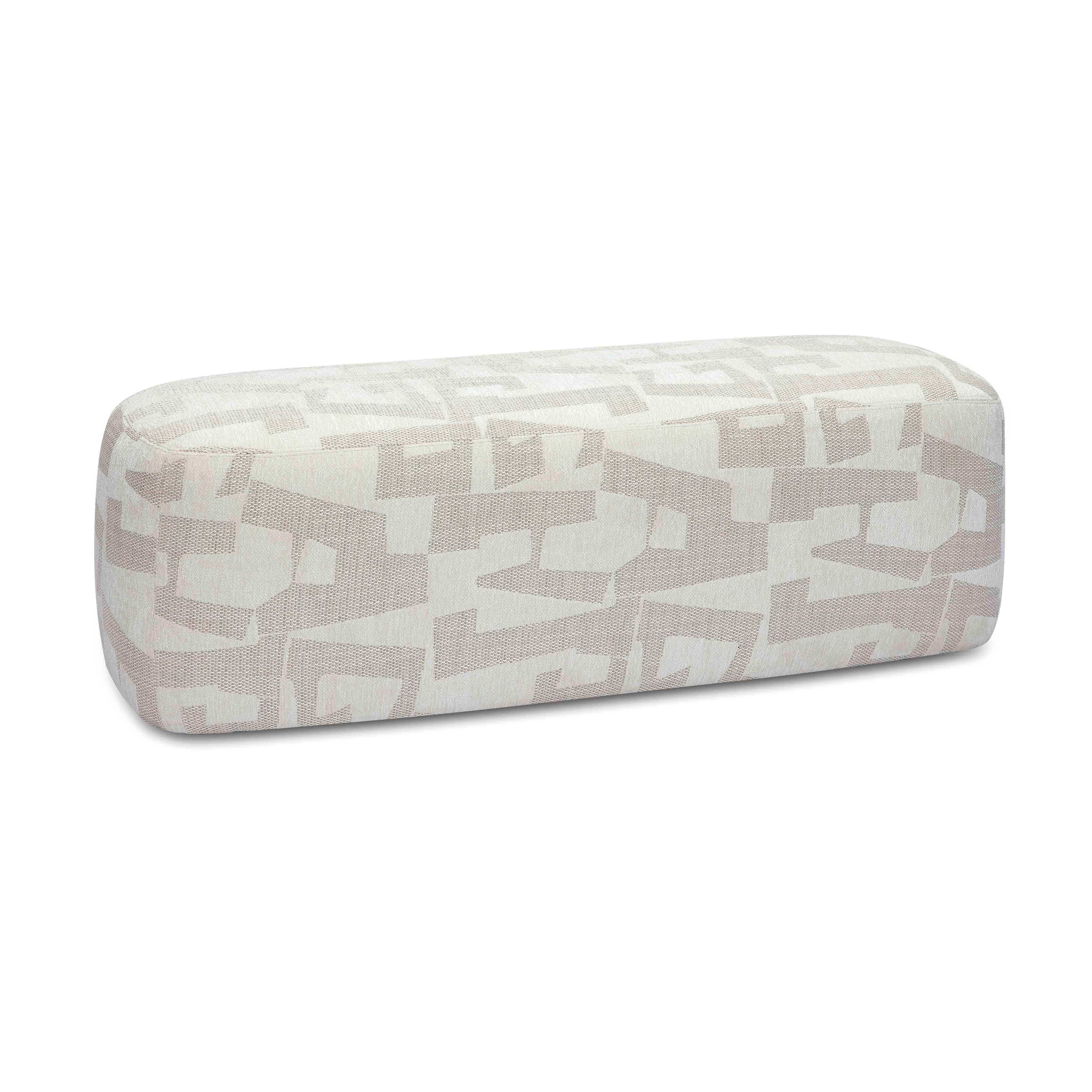 Graceland Cream Jacquard Bench 11 Graceland Cream Jacquard Bench