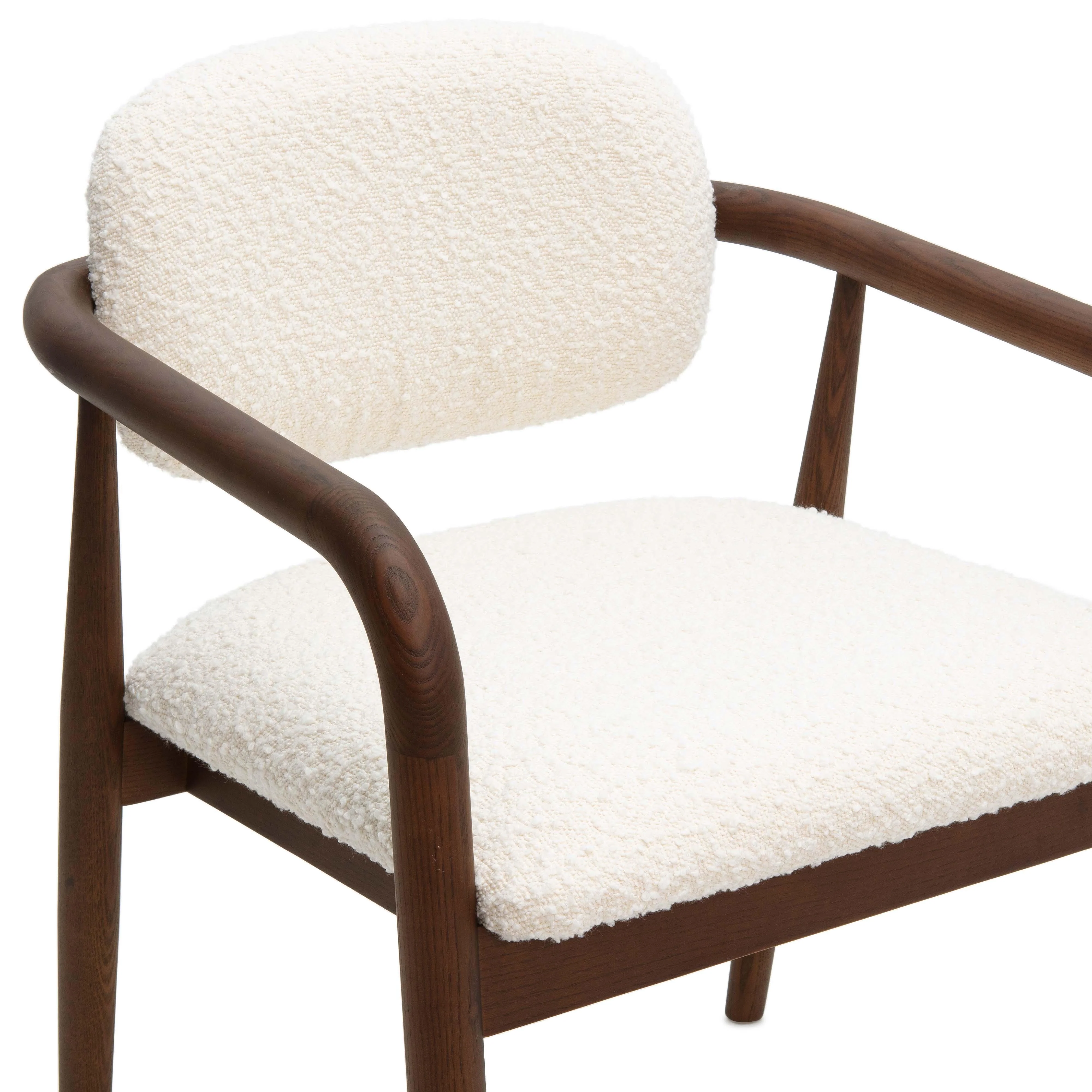Betsy Cream Boucle Dining Chair 12 Betsy Cream Boucle Dining Chair