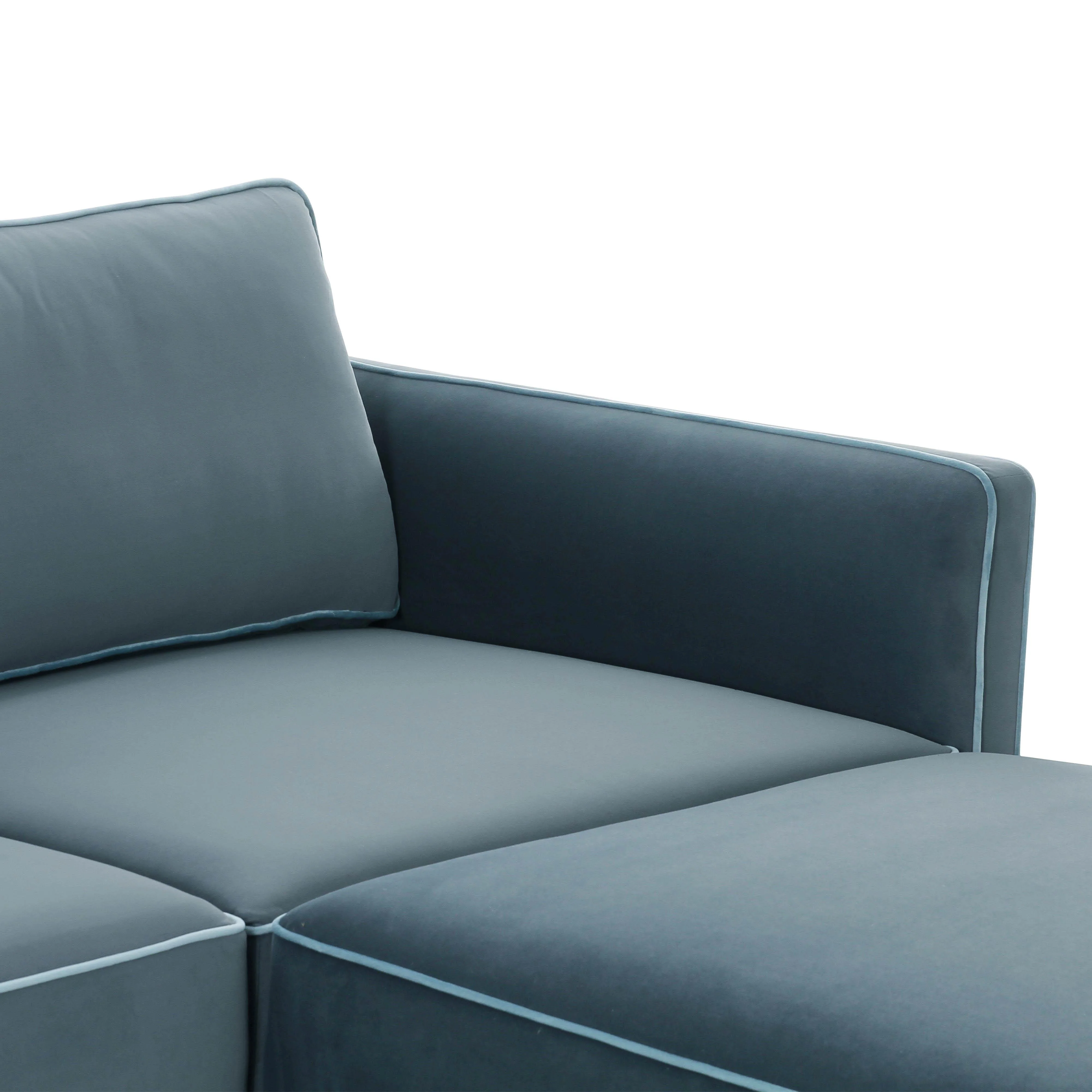 Willow Velvet Modular RAF Sectional 20 Willow Velvet Modular RAF Sectional